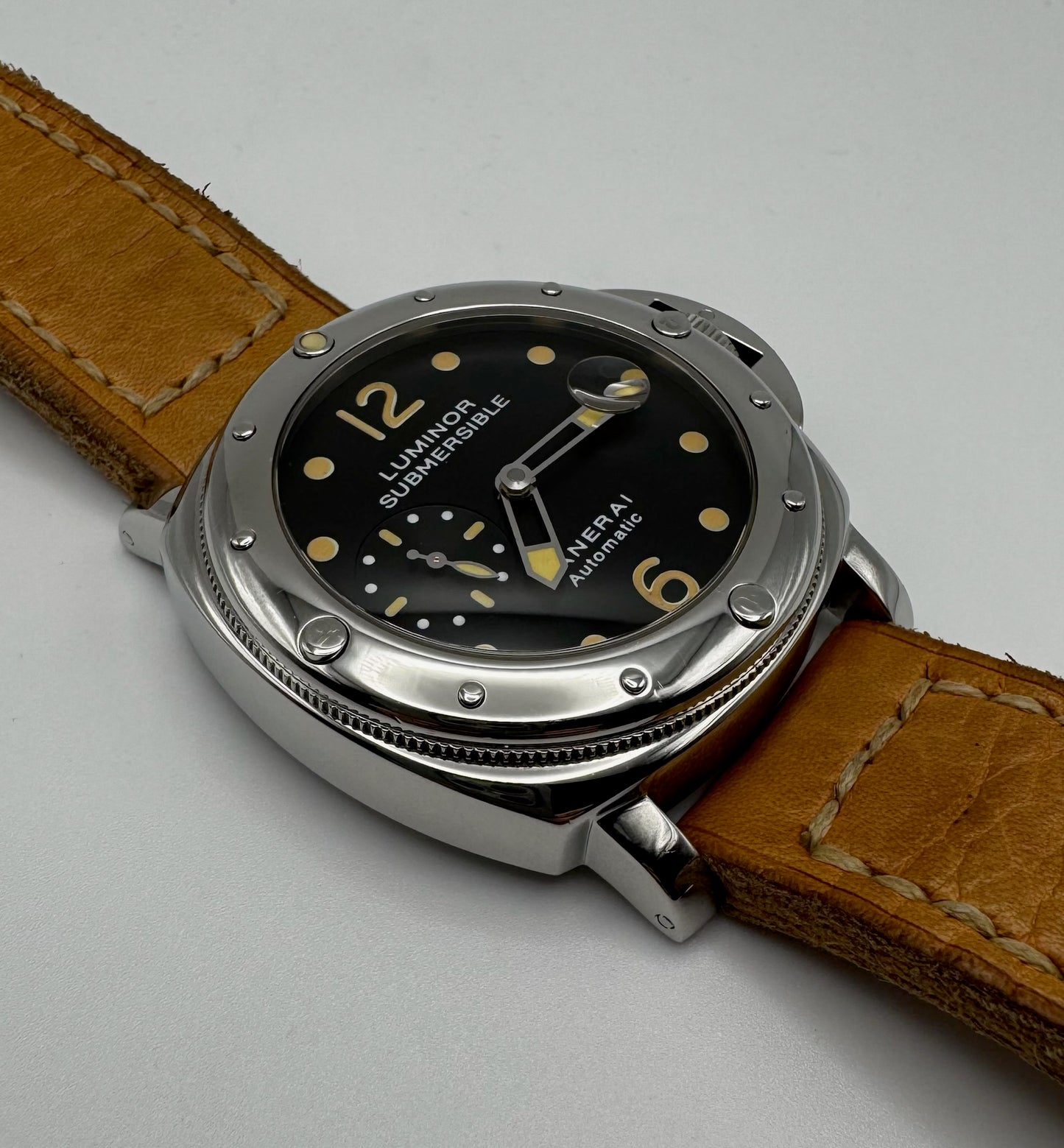 Panerai Luminor Submersible PAM24 aka Pica Sub T-Dial Heavy Patina 2000 (Full-Set)