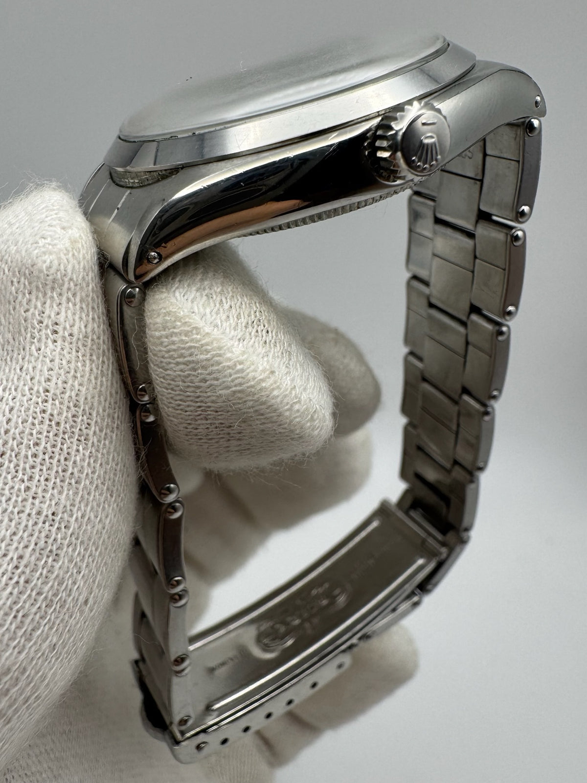 Rolex Air King Full Steel Oyster Riveted Bracelet Blue Dial 1972
