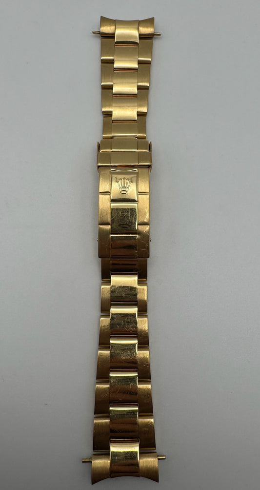 Rolex Submariner Date Full Yellow Gold Bracelet 18K No Stretch (Excellent)