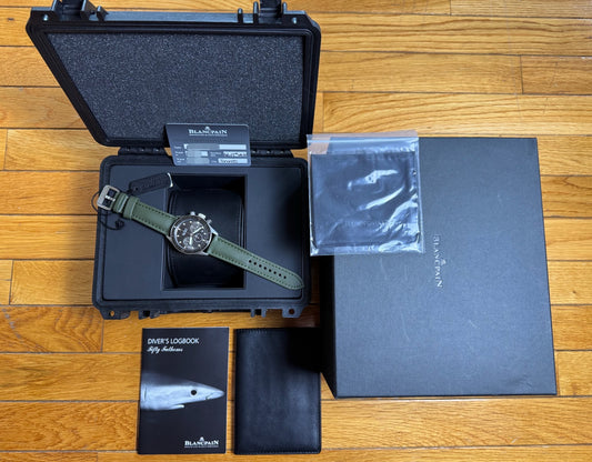 Blancpain Fifty Fathoms Bathyscaphe Chronograph Flyback Steel 2020 (Mint/Full-Set)