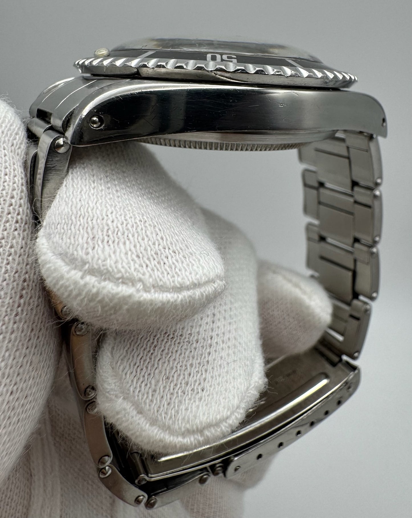 Rolex Submariner No Date 5513 “Meters First” Zinc Sulfide Pumpkin Patina Riveted Bracelet Long 5 Insert 1967 (Full-Set)