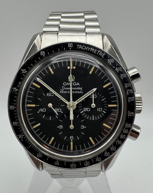 Omega Speedmaster Professional Moonwatch Full Steel Yellow Patina 1978 (Serviced)