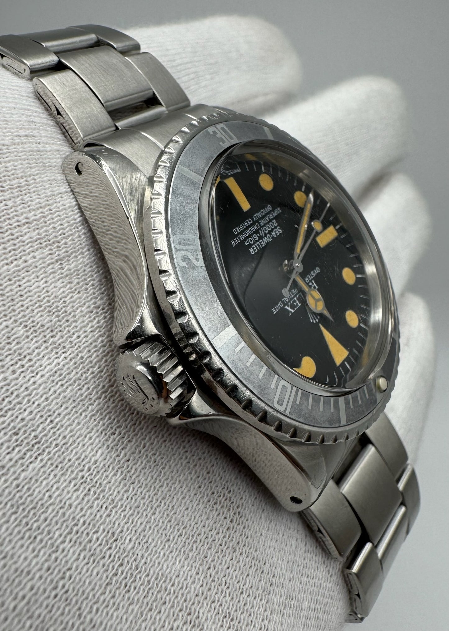 Rolex Sea-Dweller 1665 Pumpkin Patina Ghost Bezel 1972 (Box/Service Papers)