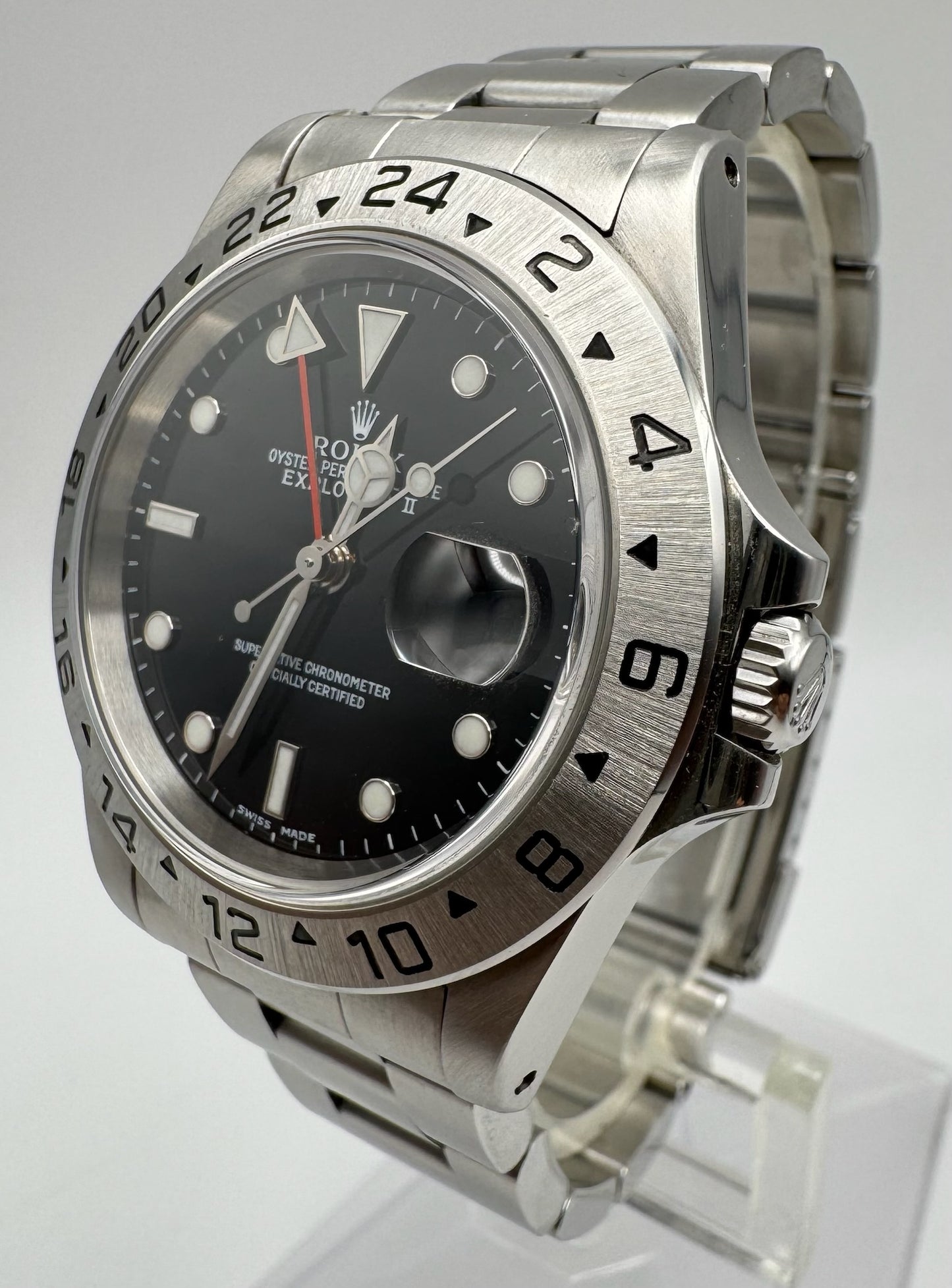 Rolex Explorer II Steel Black Dial Y Serial 2002 (Mint)