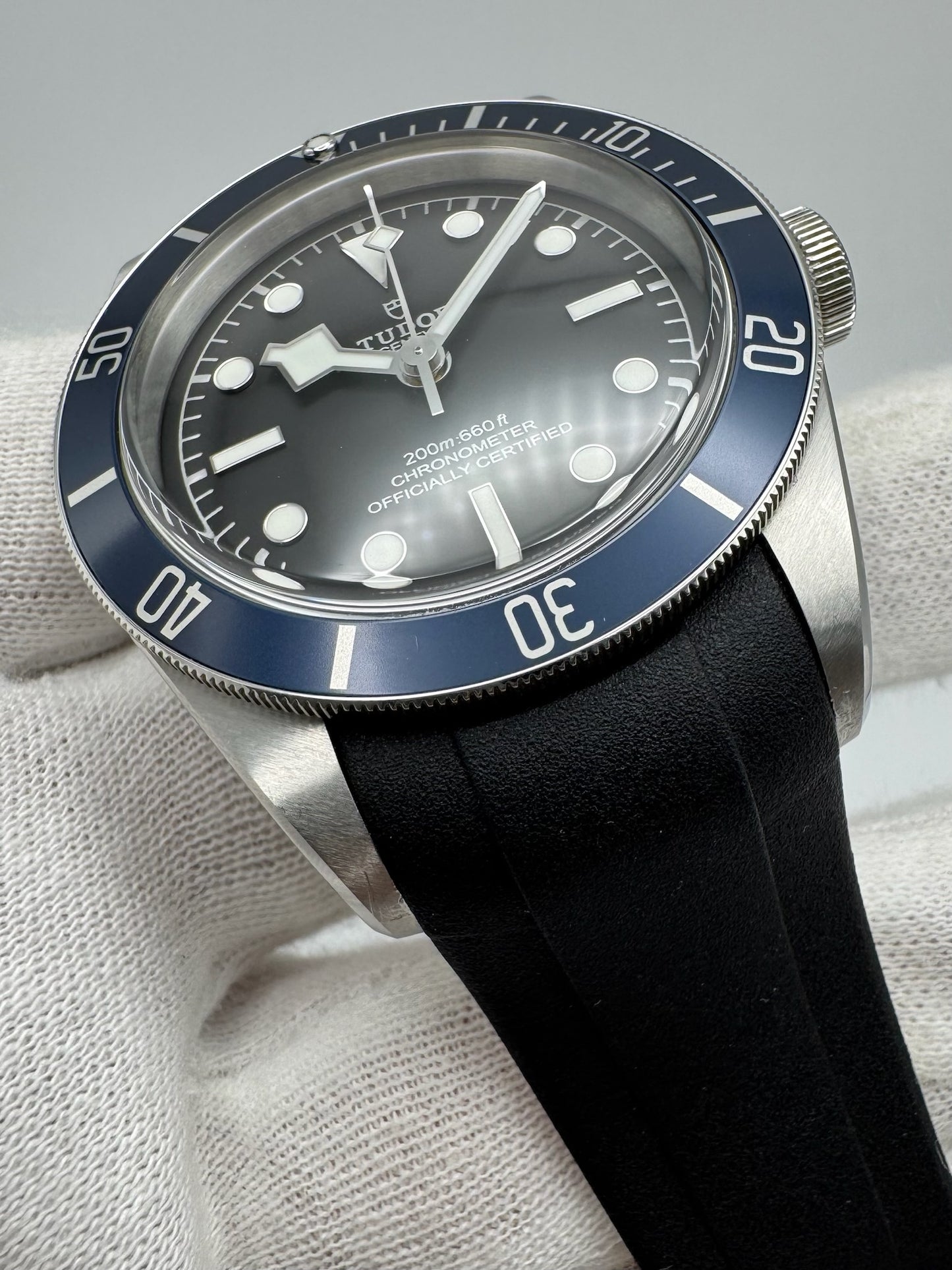 Tudor Black Bay Heritage Black Bay Black Dial Blue Bezel 2021 (Full-Set/Unpolished)