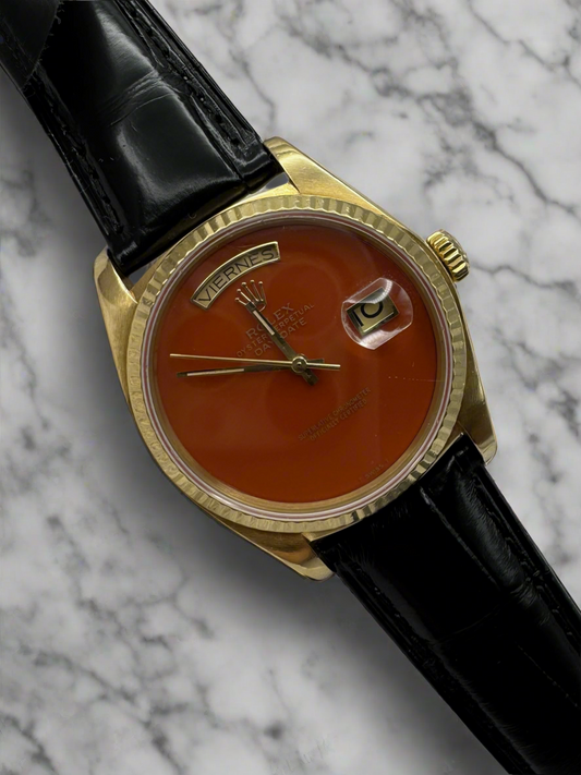 Rolex Day-Date 36 Yellow Gold Coral 1979 (Serviced)