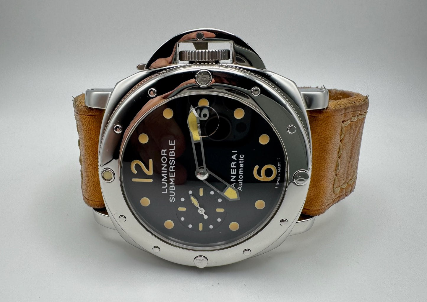 Panerai Luminor Submersible PAM24 aka Pica Sub T-Dial Heavy Patina 2000 (Full-Set)
