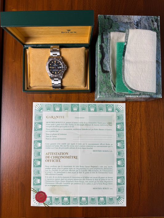 Rolex GMT-Master 1675 Osyter MK4 Pumpkin Patina Brown Insert 1977 (Full-Set/Serviced)