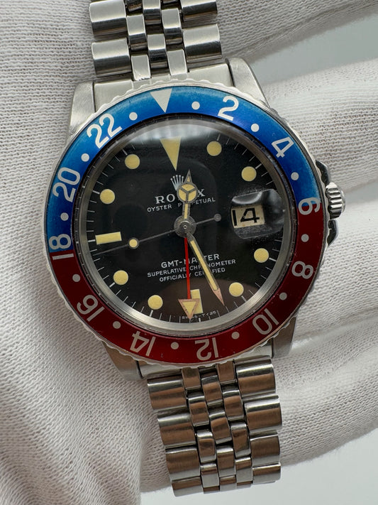 Rolex GMT-Master 1675 MK2 Pepsi Red Back Jubilee 1966