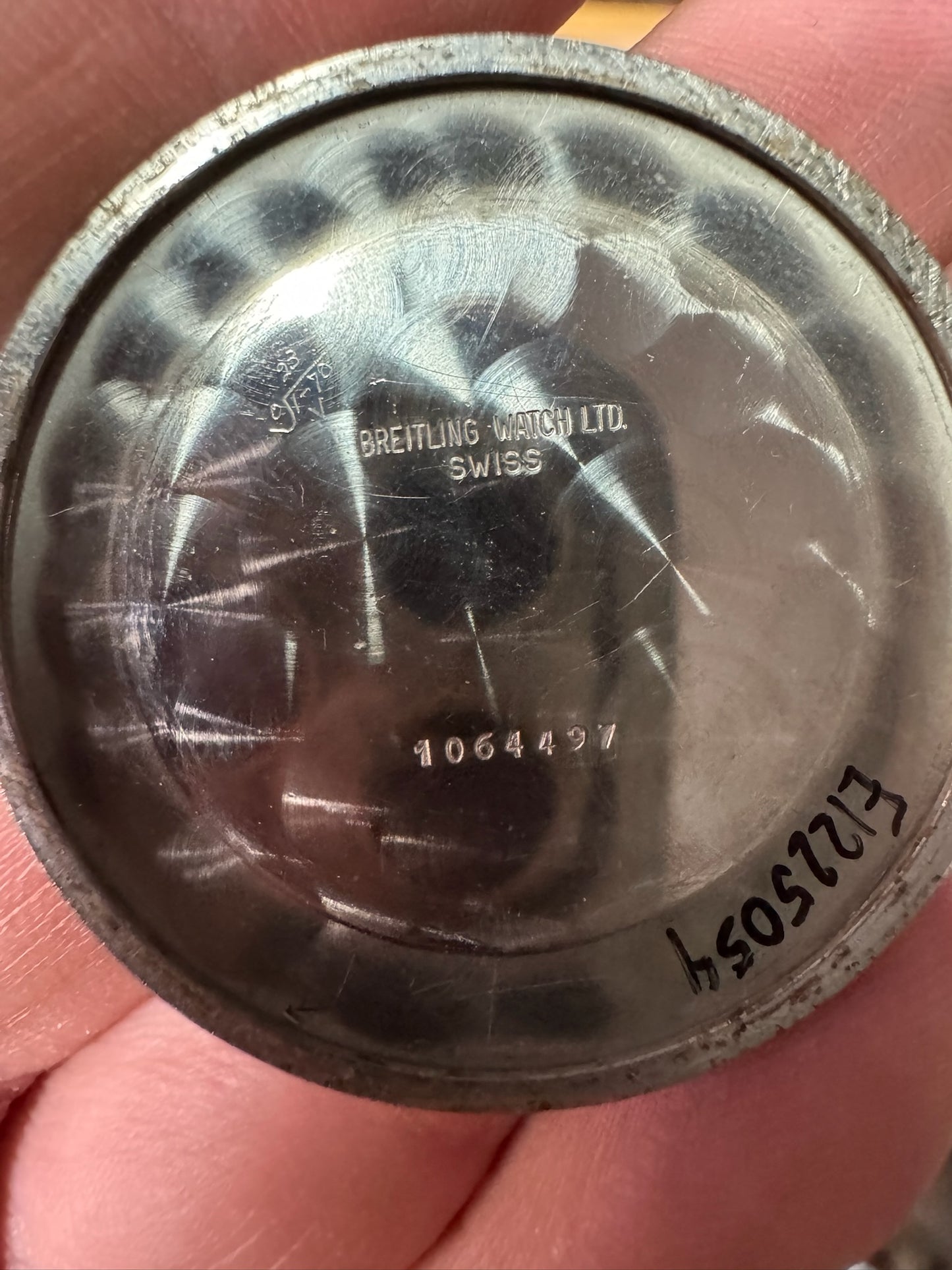 Breitling Navitimer 806 AOPA Chronograph Steel Heavy Patina Gilt Dial (Unpolished/Serviced)