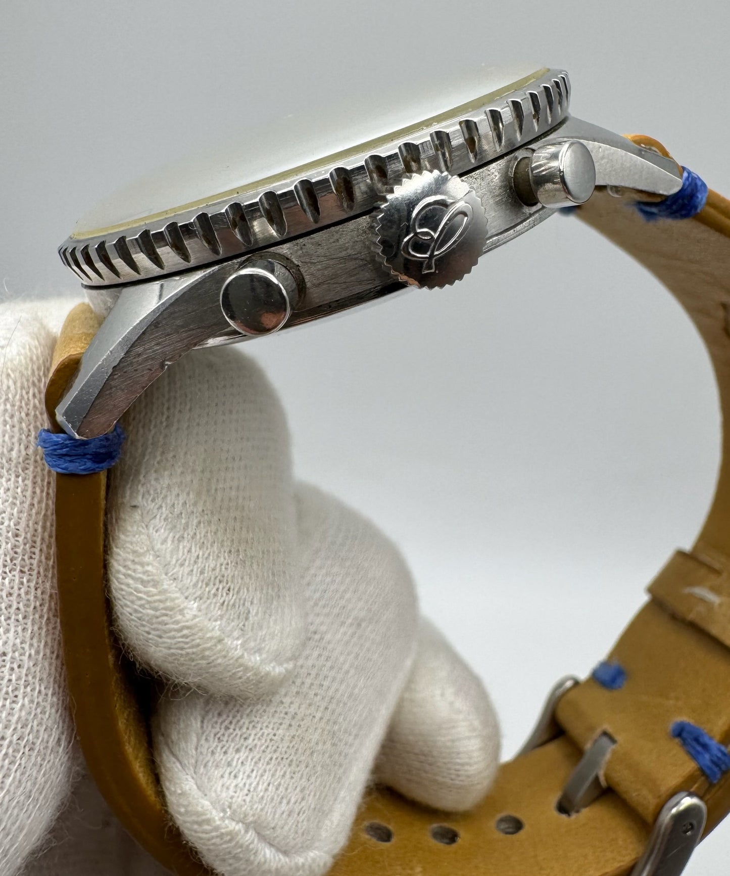 Breitling Navitimer Cosmonaute 809 Steel Heavy Patina Jordanian Military Pilot (Unpolished/Serviced)