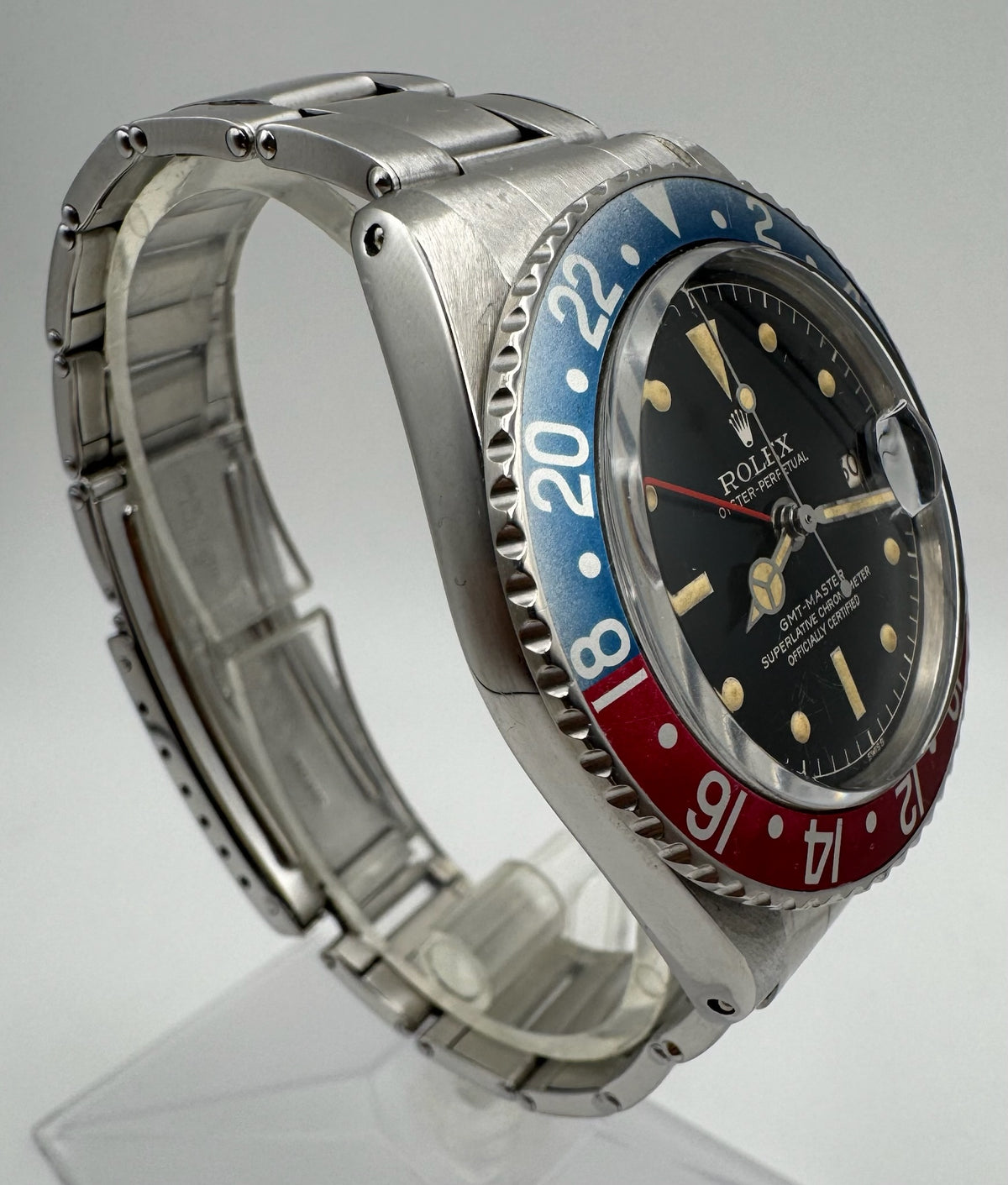 Rolex GMT-Master 1675 Chapter Ring Gilt Dial Pepsi 1960 (Full-Set)