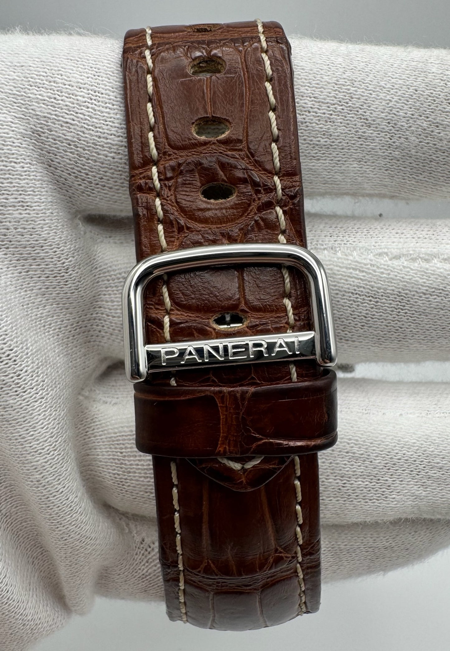 Panerai Radiomir GMT Alarm 42mm Steel 2005 (Papers/Unpolished)