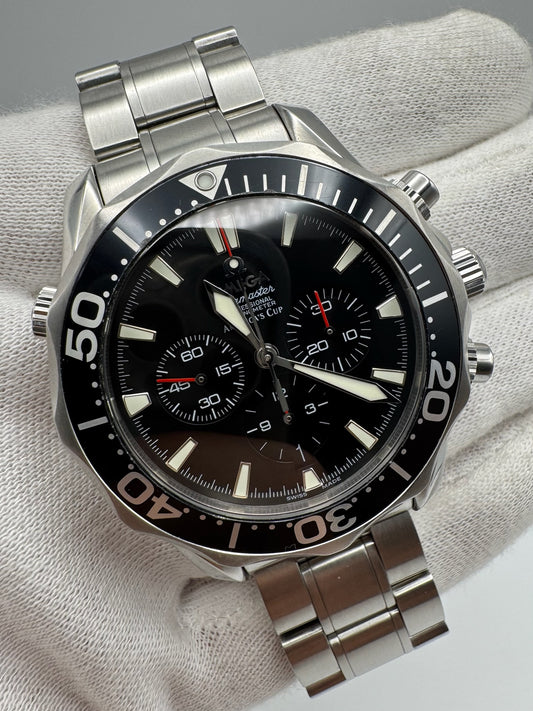 Omega Seamaster Diver 300M America’s Cup Chronograph Steel (Mint/Special Edition)