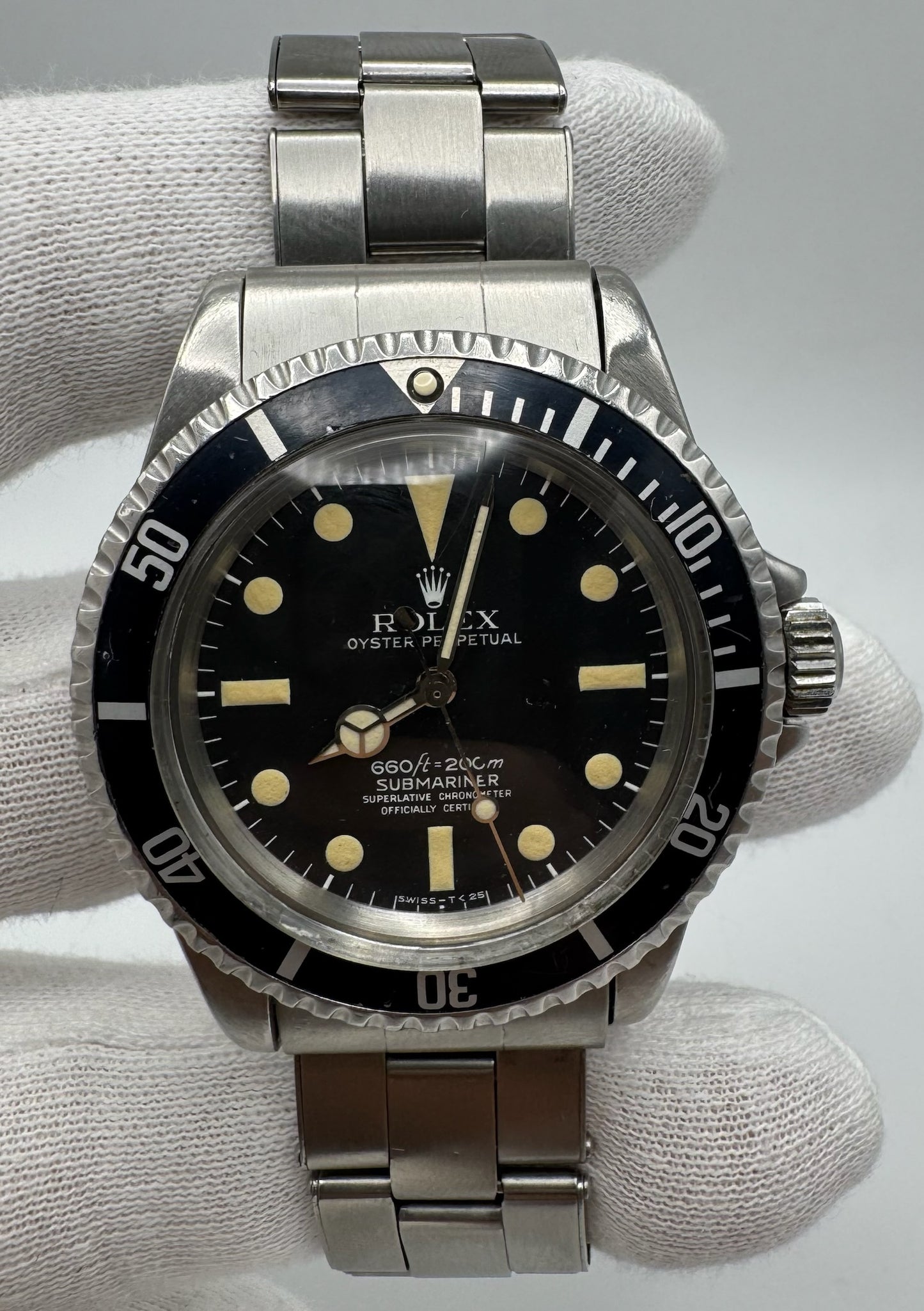 Rolex Submariner 5512 No Date 5512 Feet First Yellow Patina 1967 (Serviced)