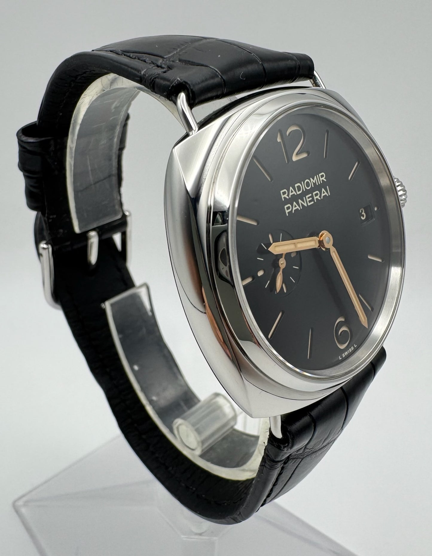 Panerai Radiomir Quaranta 40 Steel Black Dial 2023 (Box/Card/Unpolished)