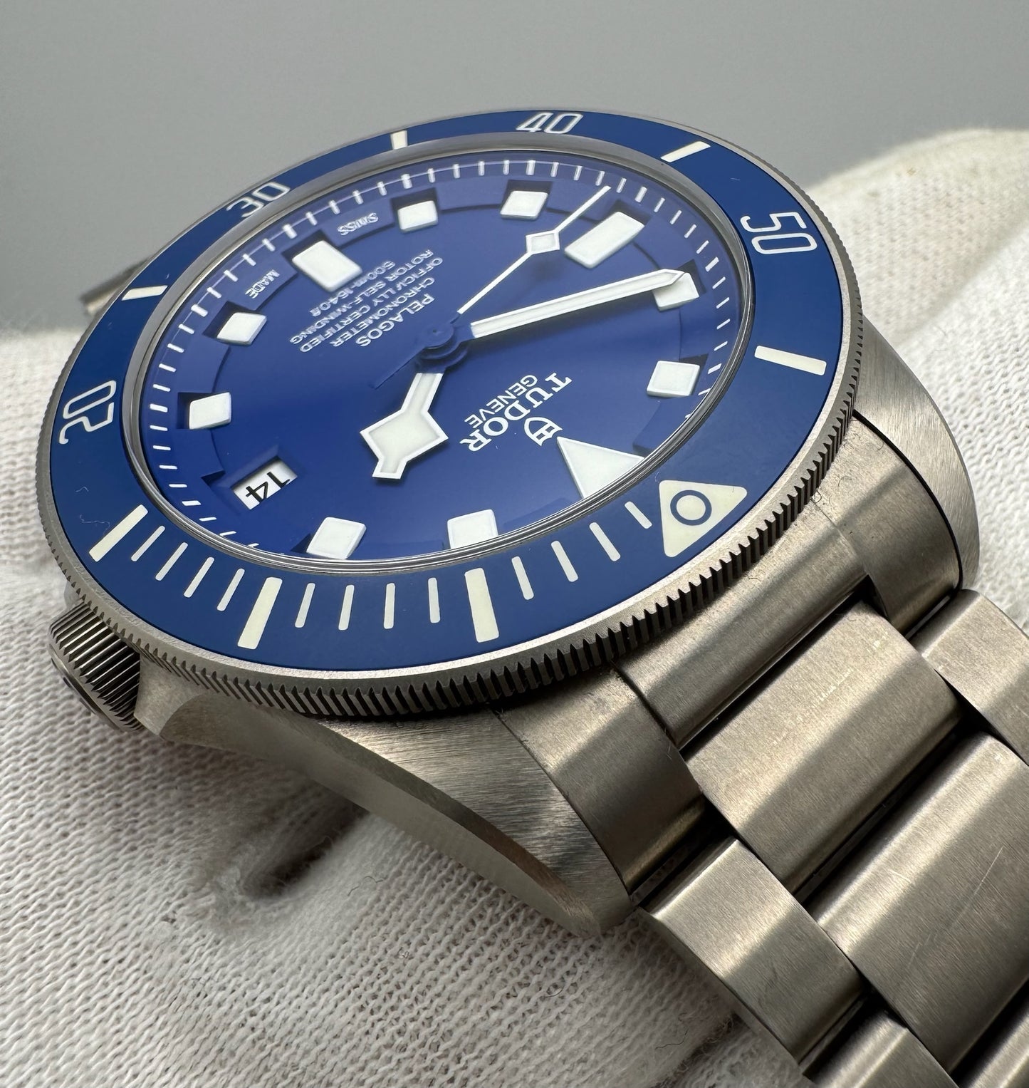 Tudor Pelagos Full Titanium Blue Dial 2022 (Full-Set/Unpolished)