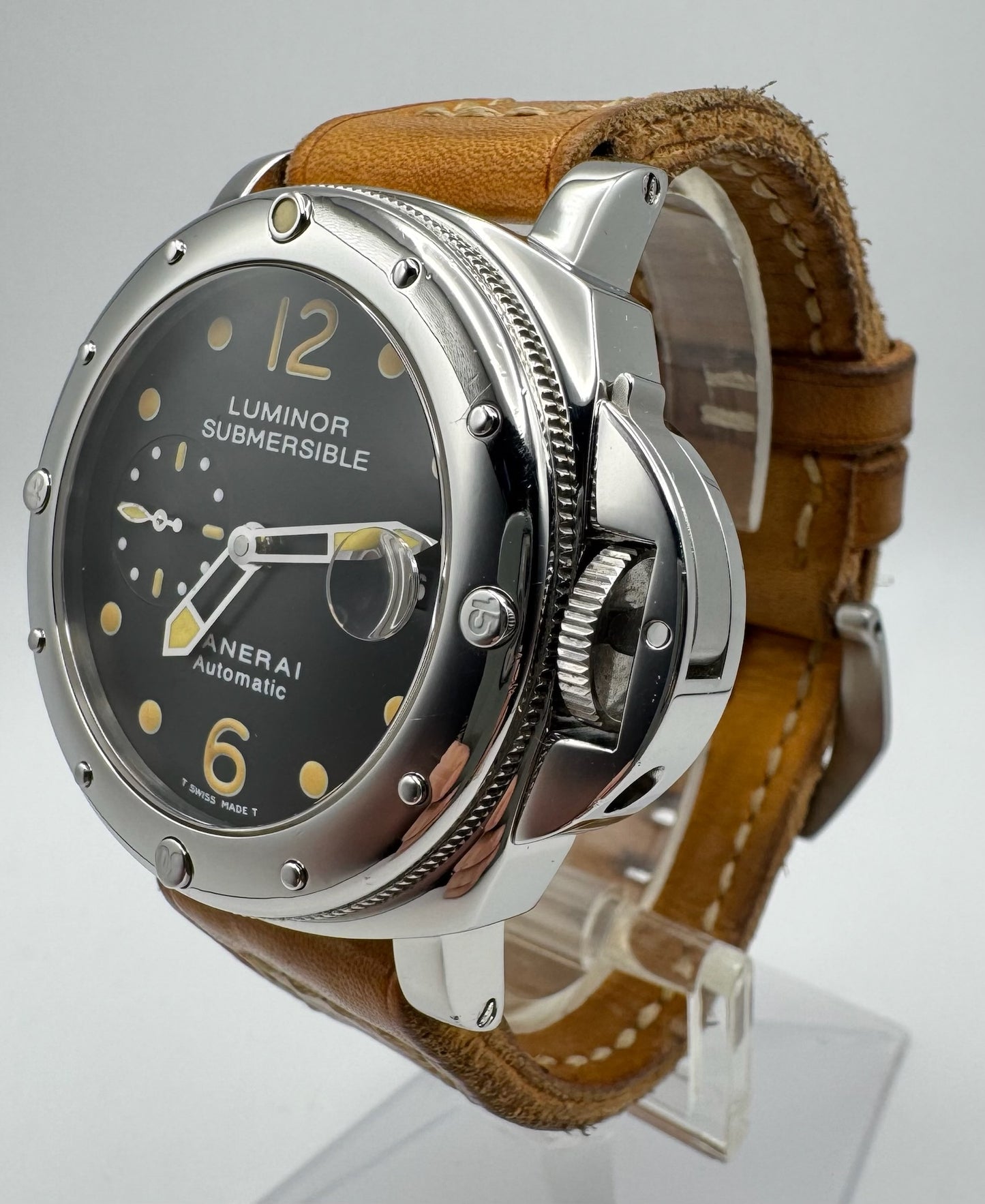 Panerai Luminor Submersible PAM24 aka Pica Sub T-Dial Heavy Patina 2000 (Full-Set)