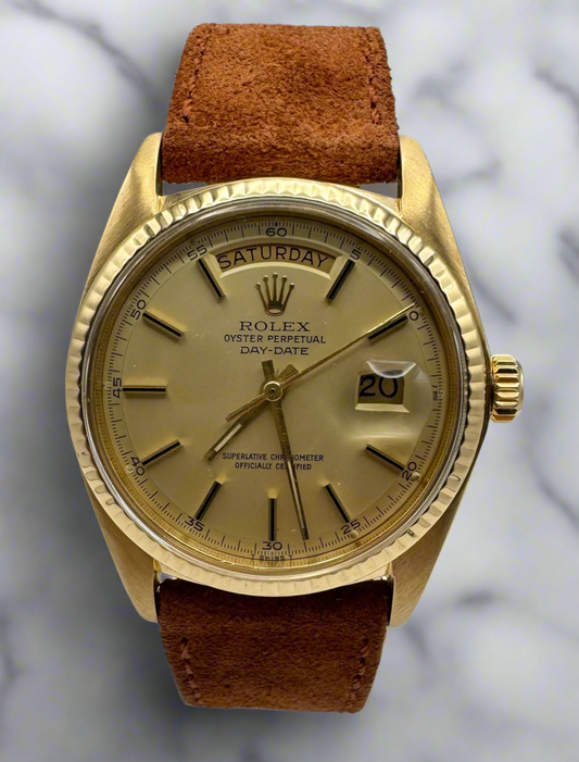 Rolex Day-Date 36 Yellow Gold Champagne 1973 (Serviced)