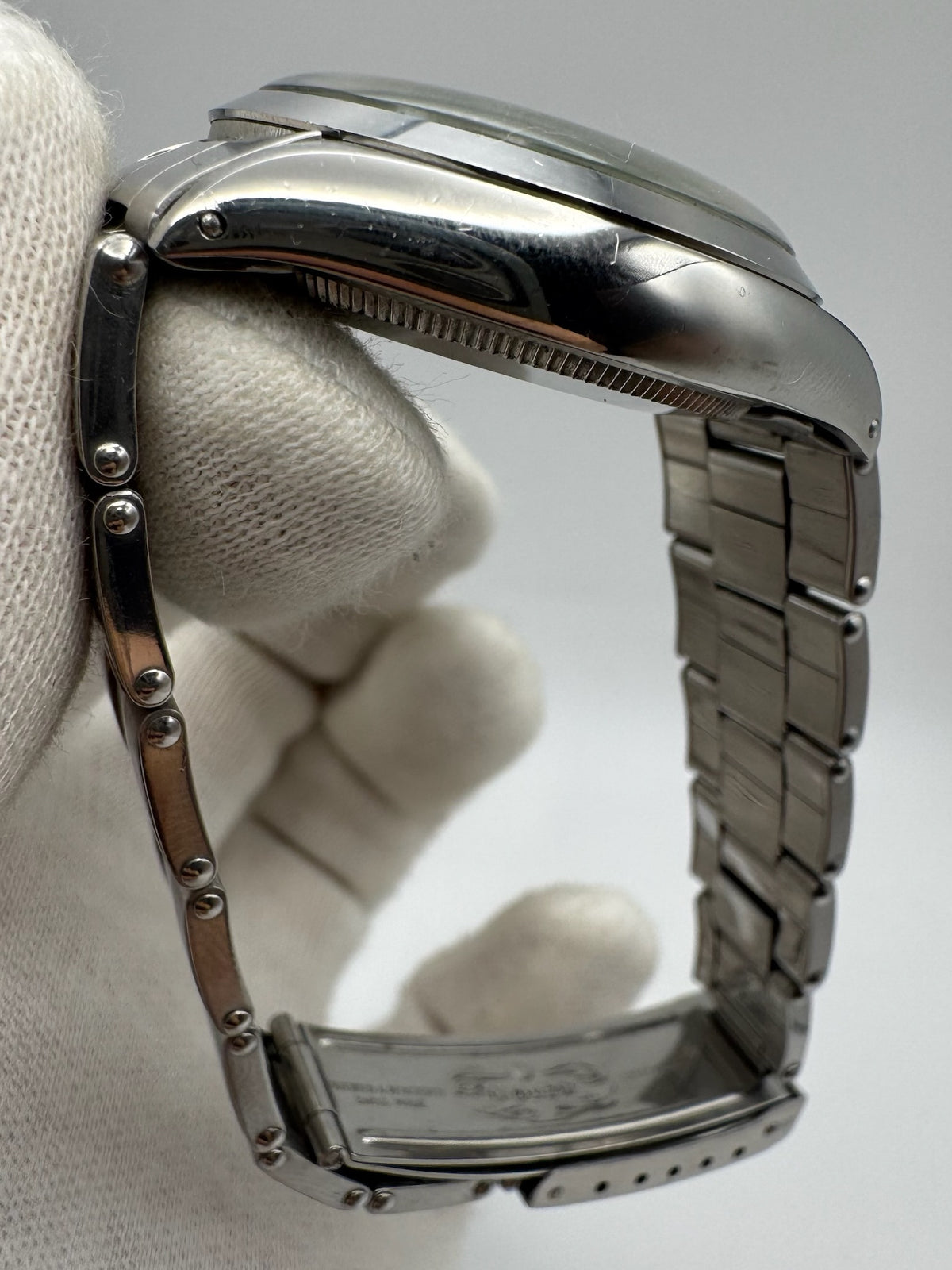 Rolex Air King Full Steel Oyster Riveted Bracelet Blue Dial 1972