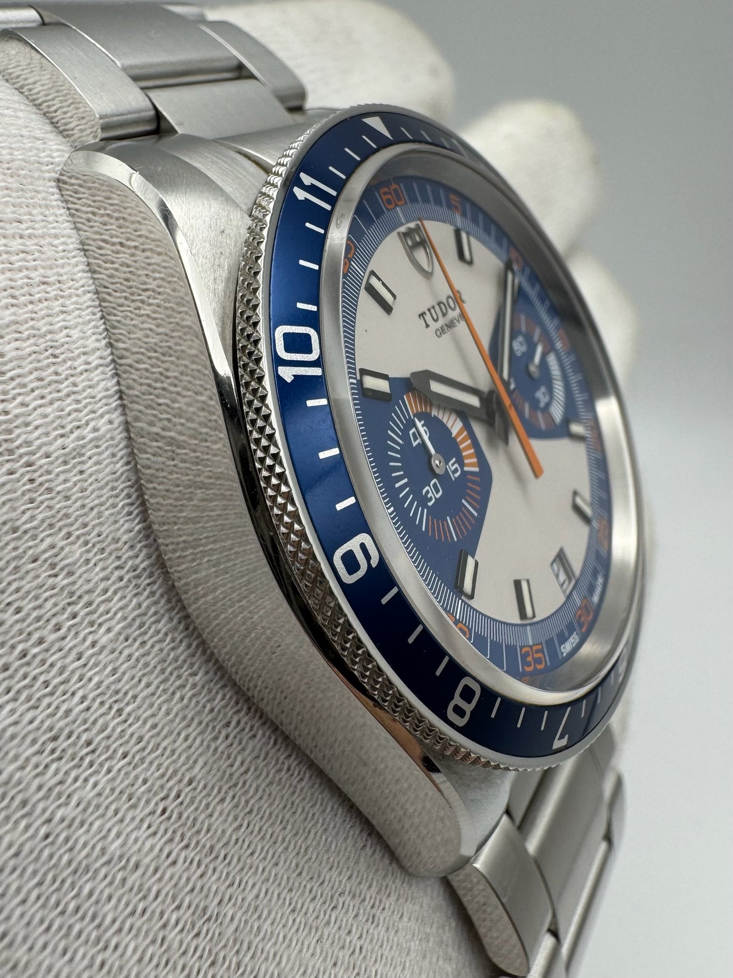 Tudor Heritage Chrono Blue Carlo Blue/Grey 2015 (Full-Set/Mint)