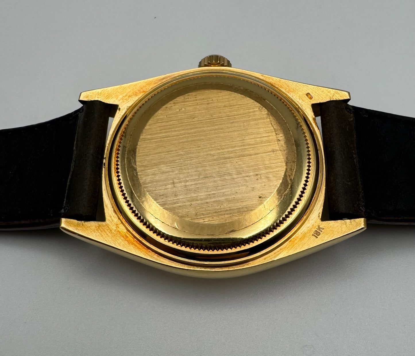 Rolex Day-Date 36 18K Yellow Gold Head Very Rare Dark Grey Dial 1973 (Serviced)