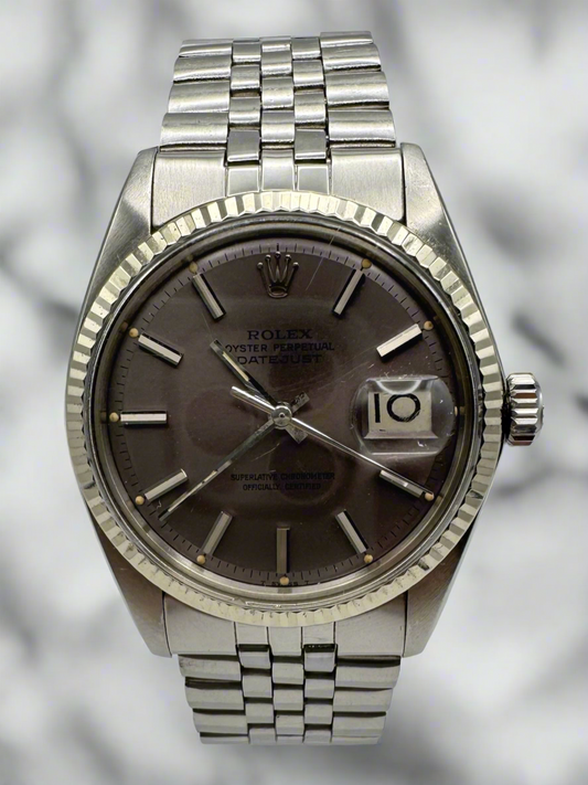 Rolex Datejust 36 Full Steel Rare Lavendar Dial 1971