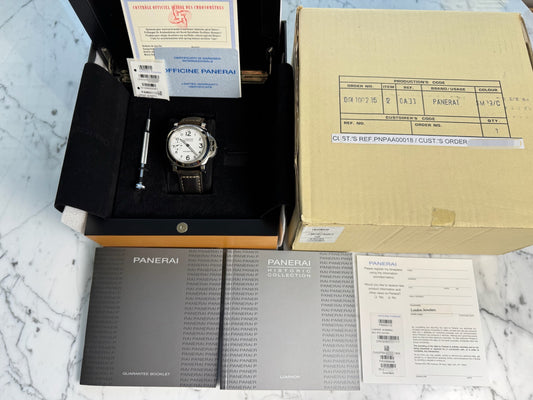 Panerai Luminor Marina 44 PAM113 White Dial 2011 (Full-Set/Mint)