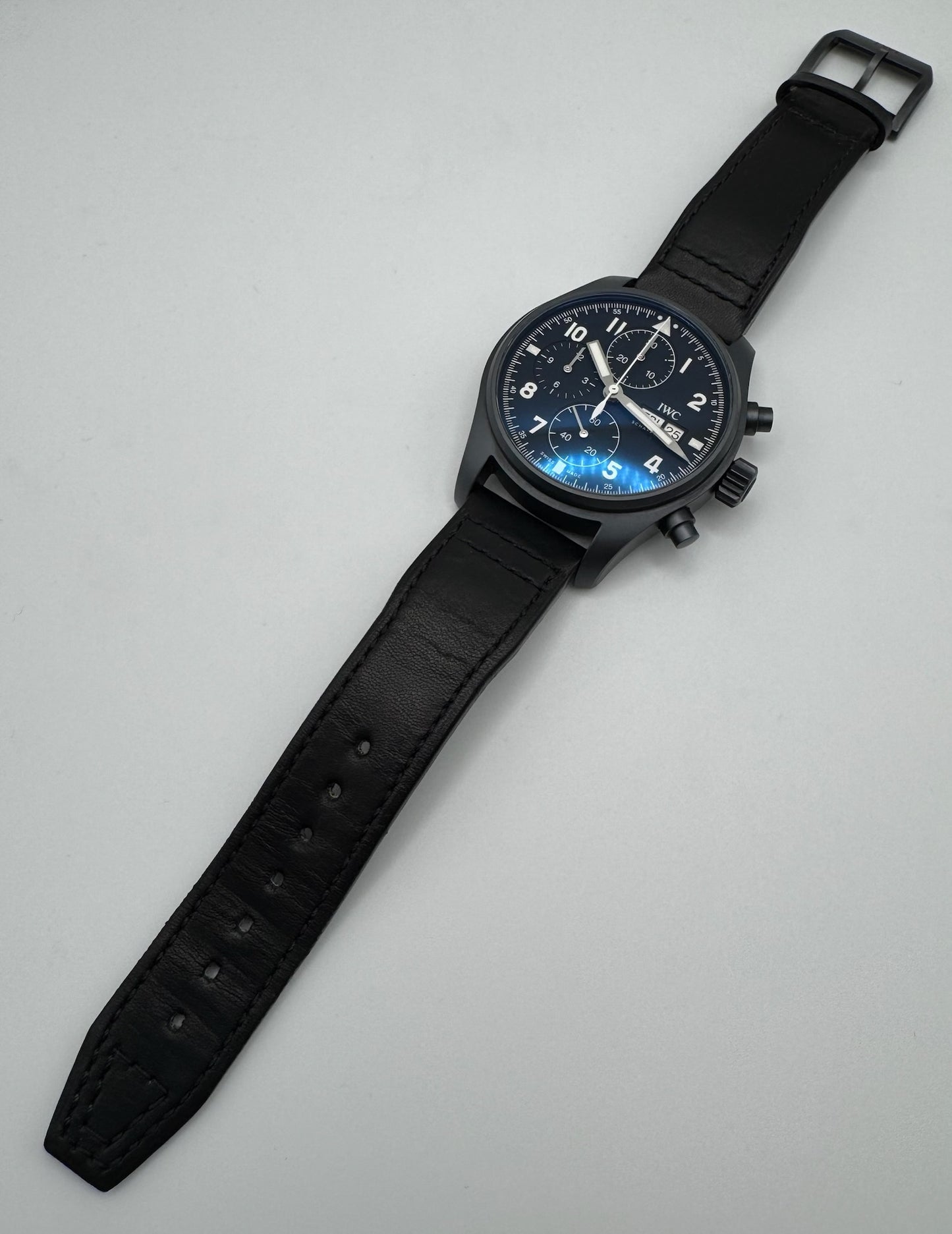 IWC Pilot Chronograph Ceratanium Tribute To 3705 Ltd Edition 2022 (Full-Set/Mint)