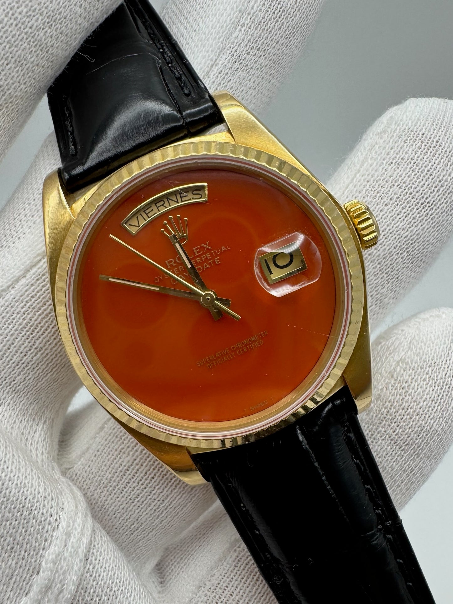 Rolex Day-Date 36 Yellow Gold Coral 1979 (Serviced)