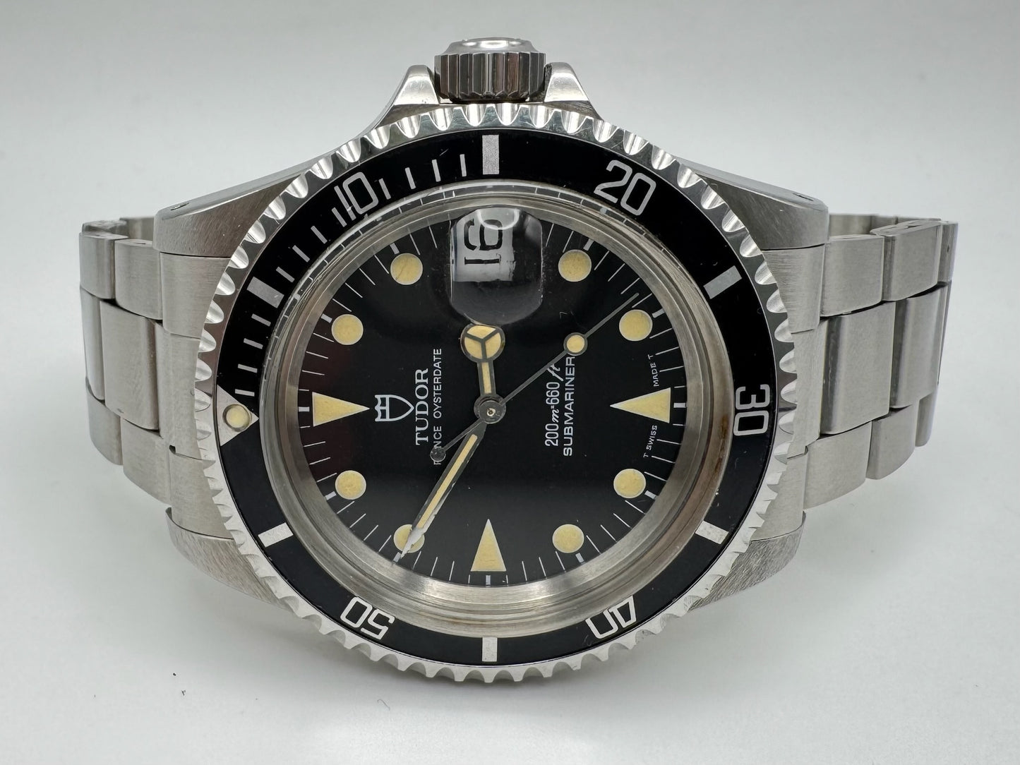 Tudor Submariner Vintage 79090 Yellow Patina 1993 (Full-Set/Unpolished)
