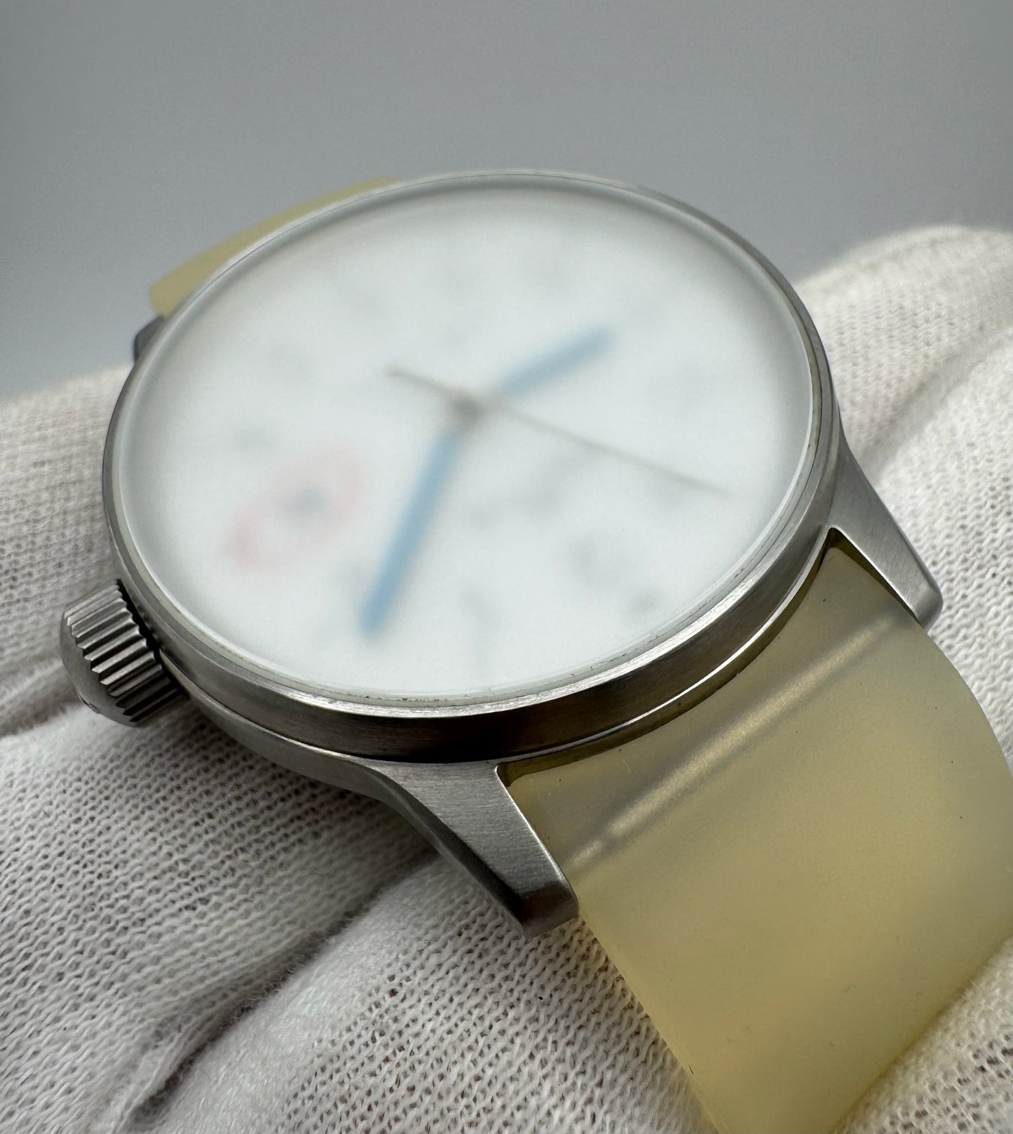 Fortis Flieger (Submodel) Grenchen “Frisson” Frost Crystal Very Rare Rolf Sacks Ltd Edition 999 pcs (Mint)