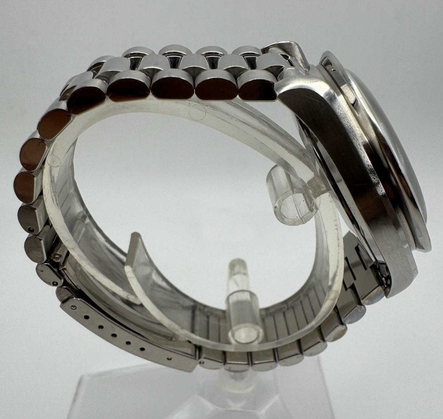 Omega Speedmaster Reduced with Black Tritium Dial (Unpolished)