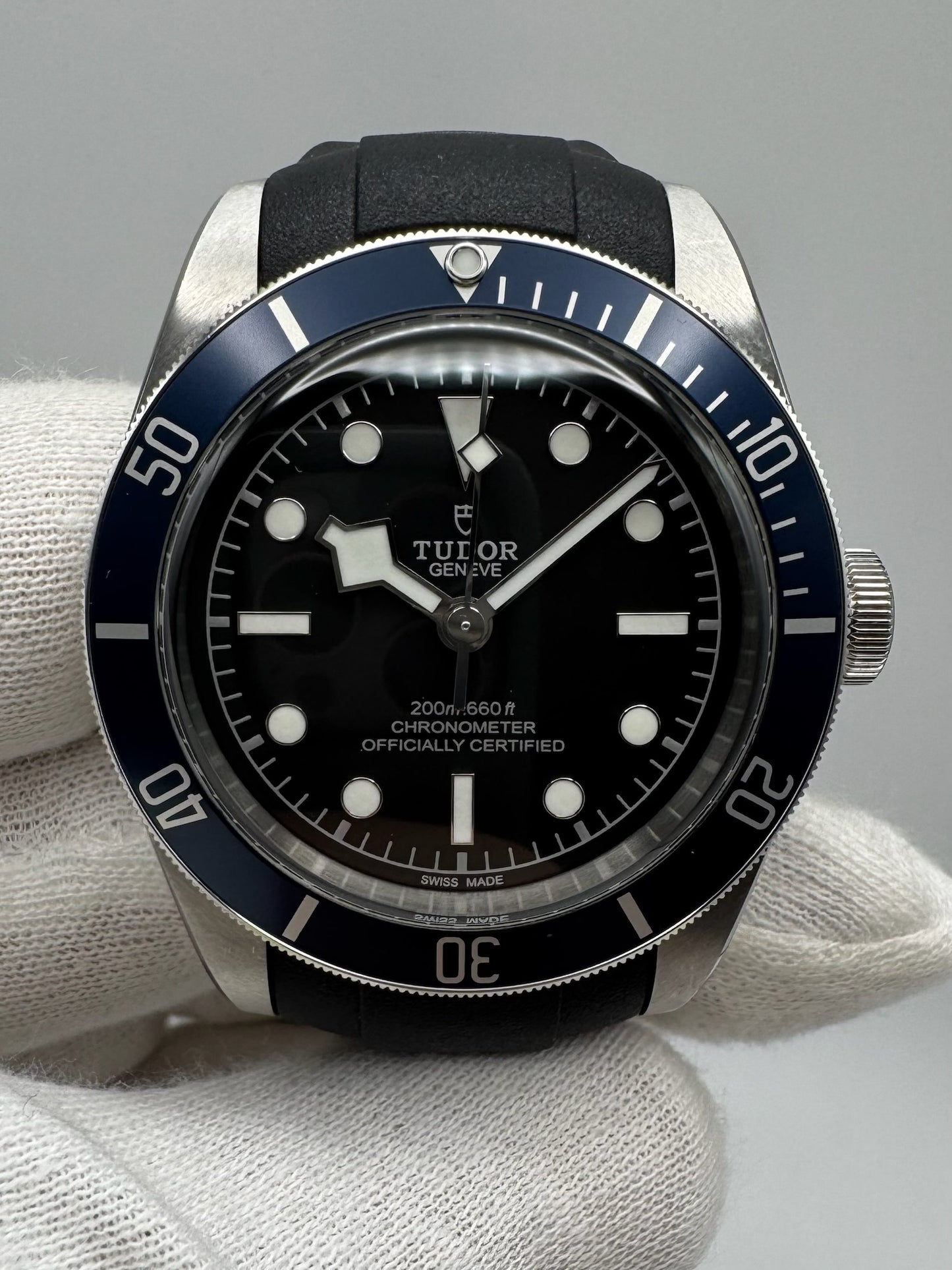 Tudor Black Bay Heritage Black Bay Black Dial Blue Bezel 2021 (Full-Set/Unpolished)