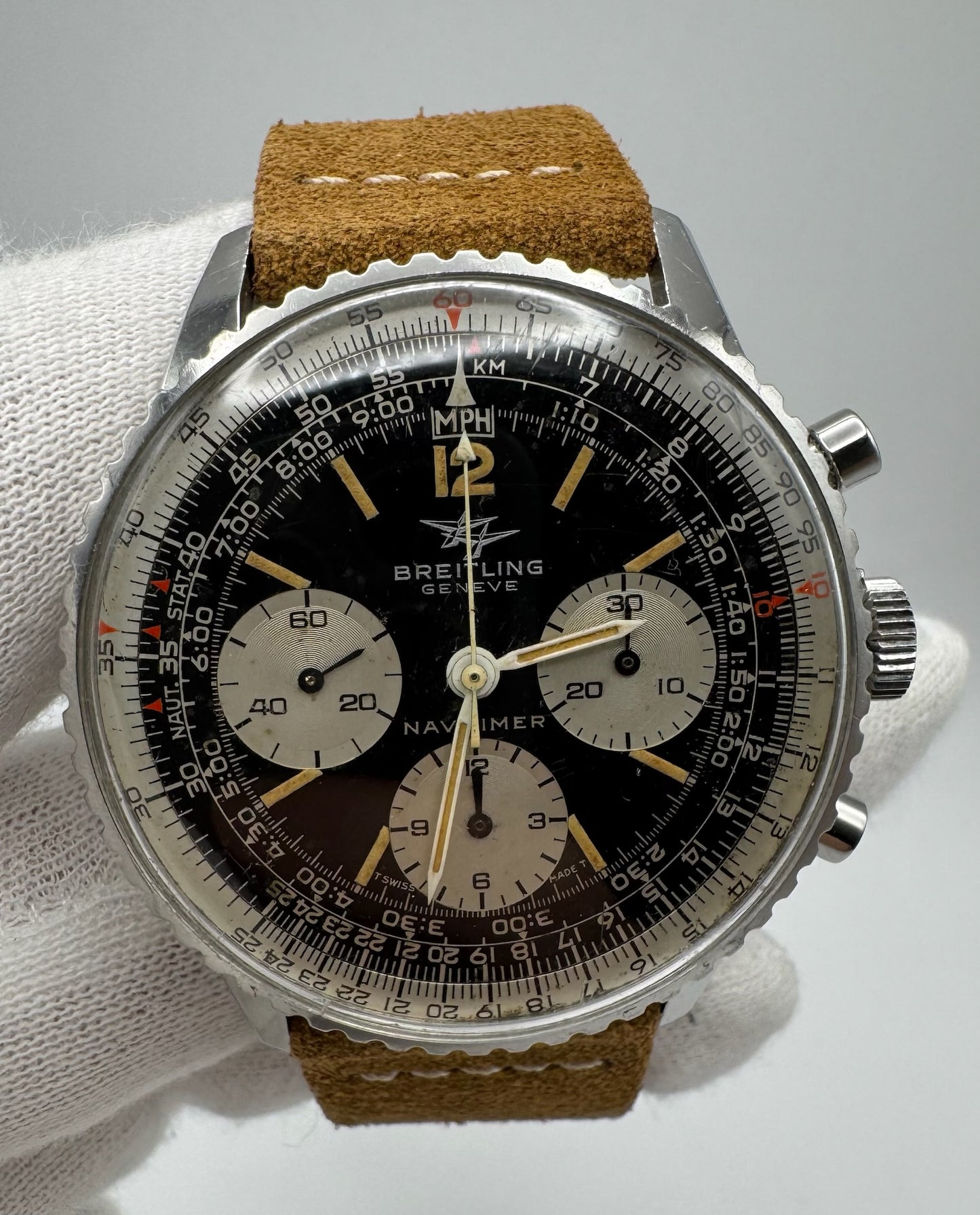 Breitling Navitimer Vintage Navitimer 806 Steel Heavy Patina (Unpolished/Serviced)