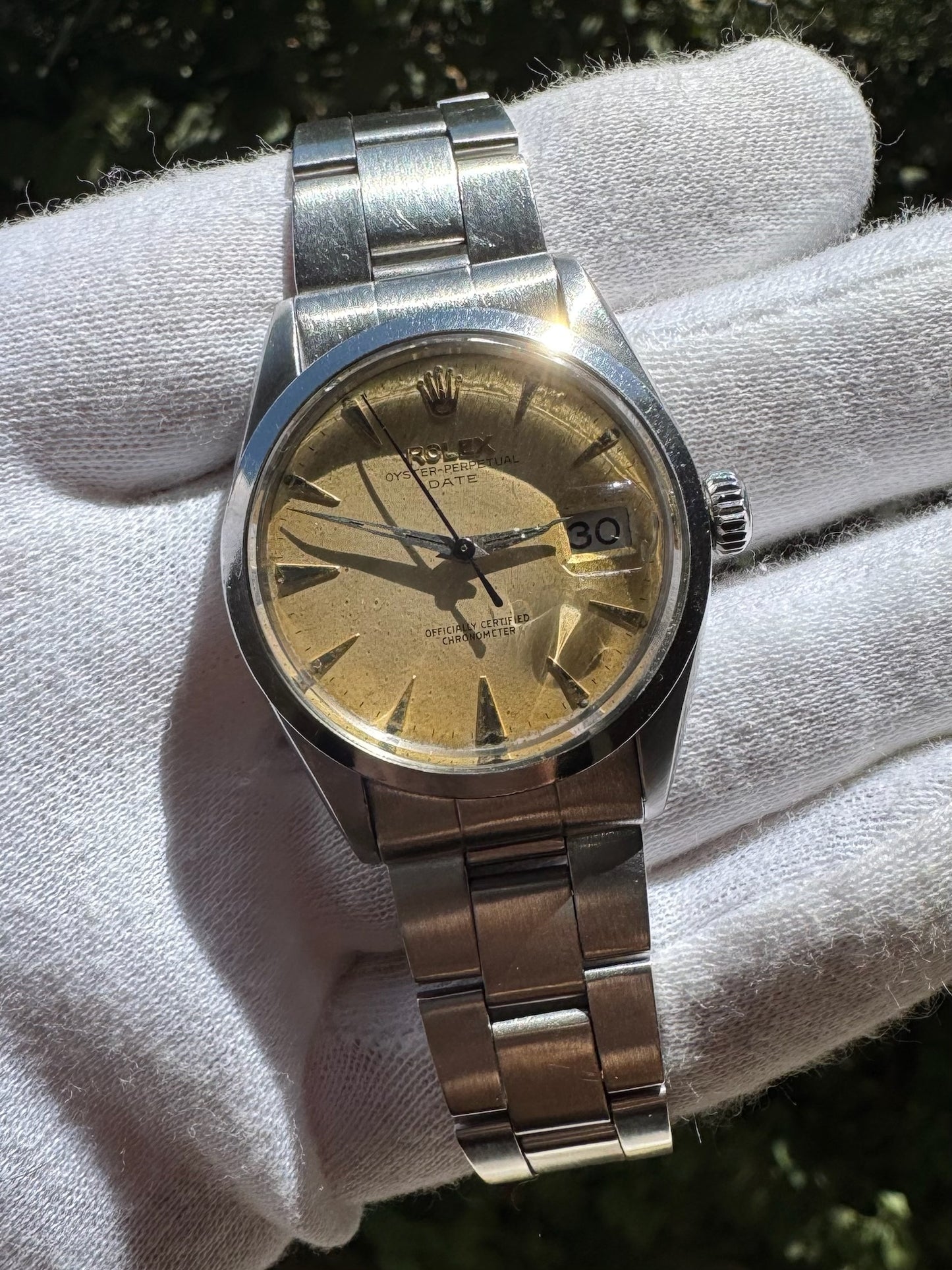 Rolex Oyster Perpetual Date 34 Full Steel Cream Dial (Serviced)