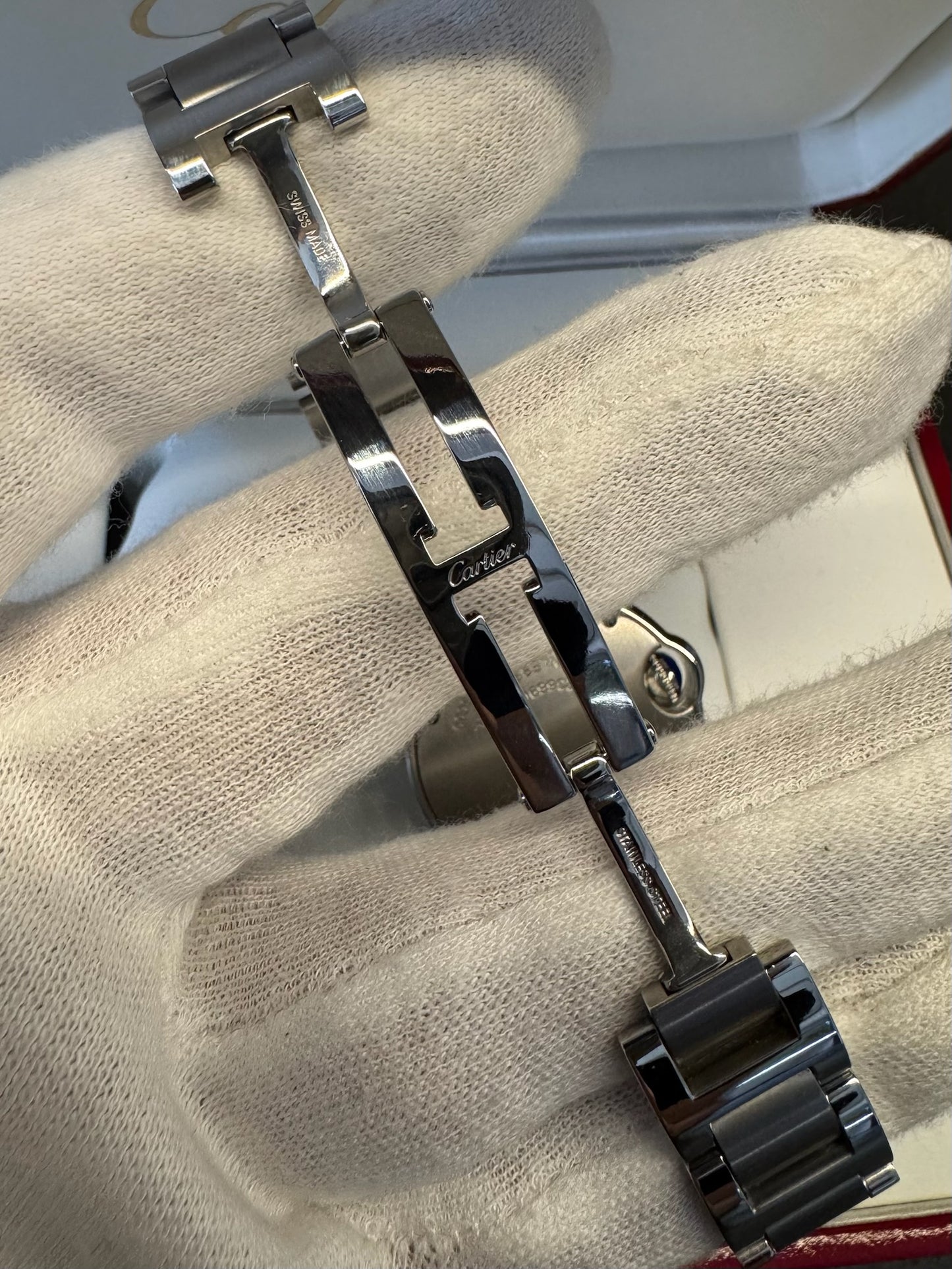 Cartier Ballon Bleu 28 Lady Quartz Full Steel 2009 (Full-Set/Mint)