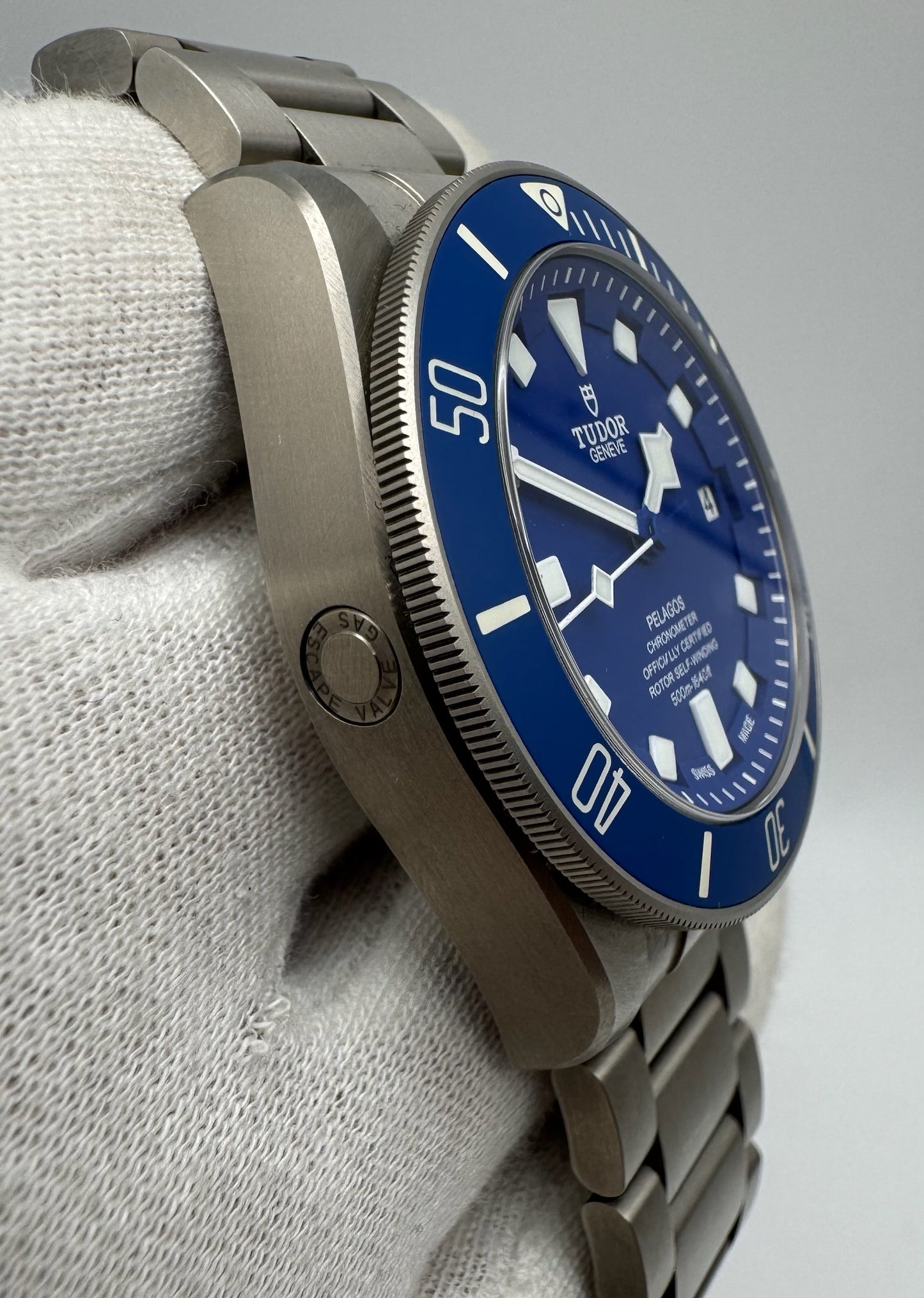 Tudor Pelagos Full Titanium Blue Dial 2022 (Full-Set/Unpolished)