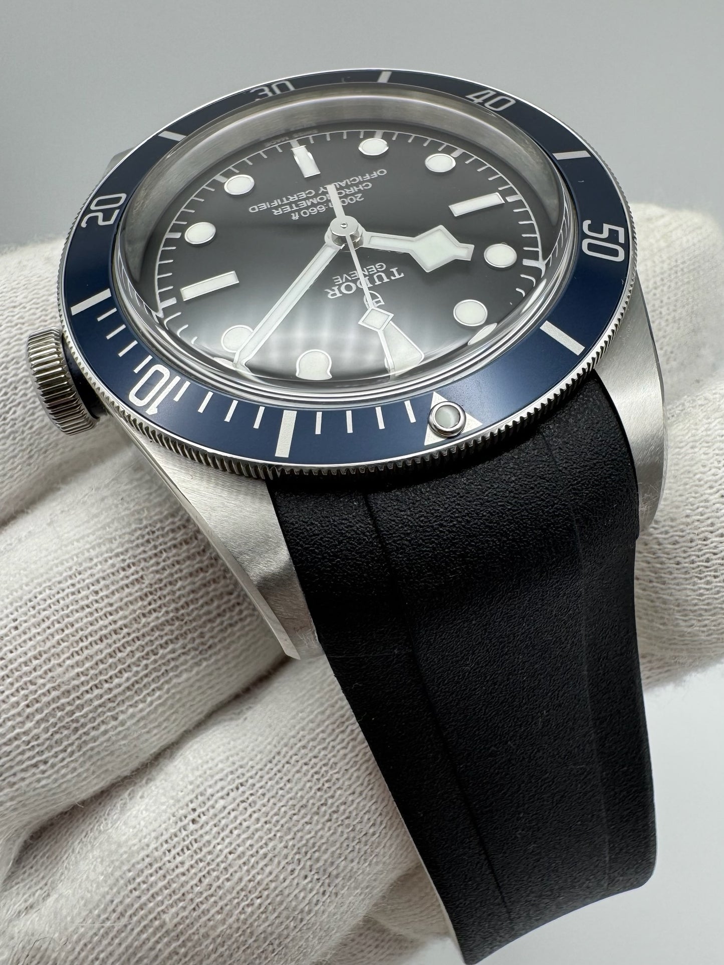 Tudor Black Bay Heritage Black Bay Black Dial Blue Bezel 2021 (Full-Set/Unpolished)