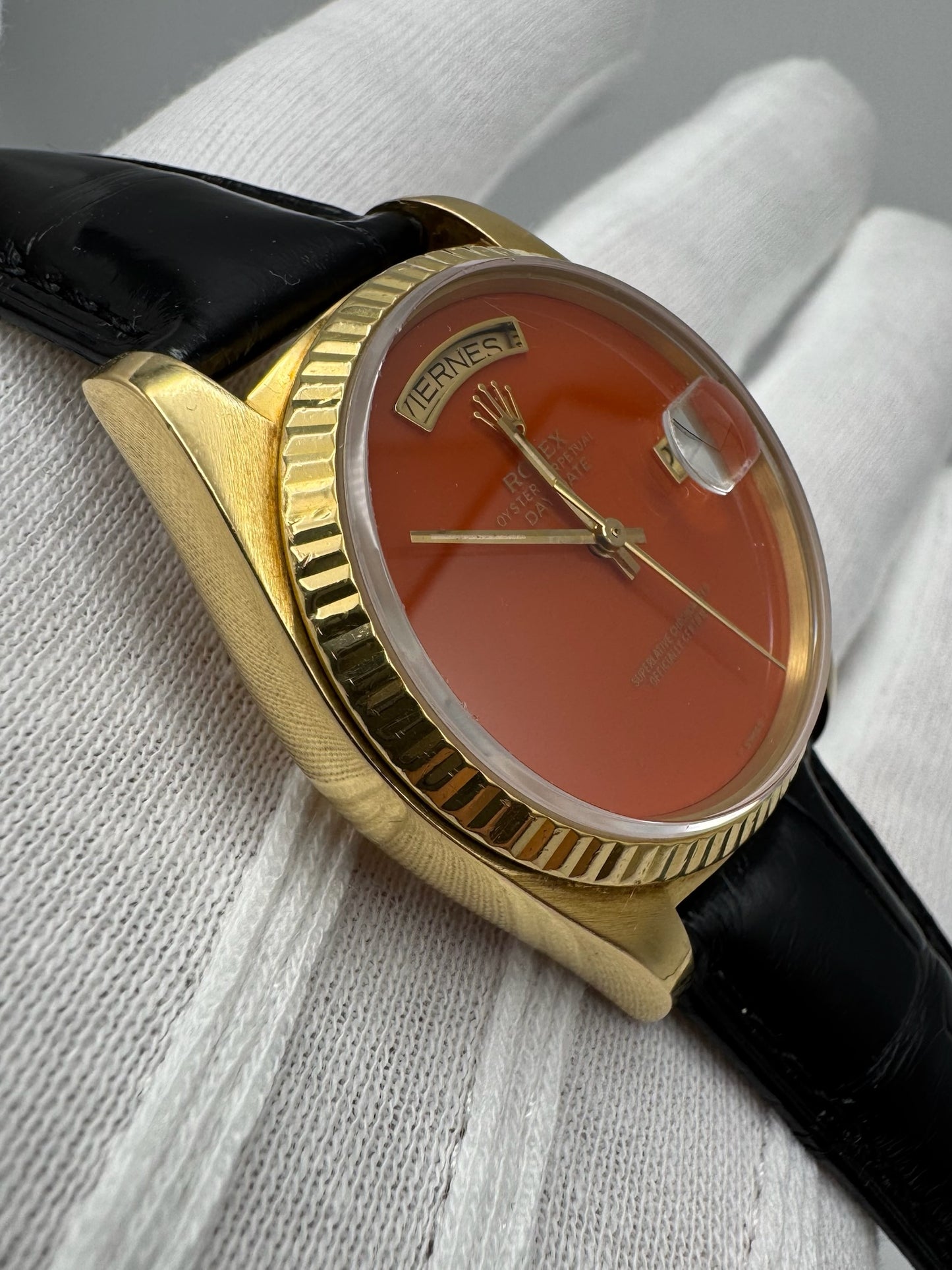 Rolex Day-Date 36 Yellow Gold Coral 1979 (Serviced)