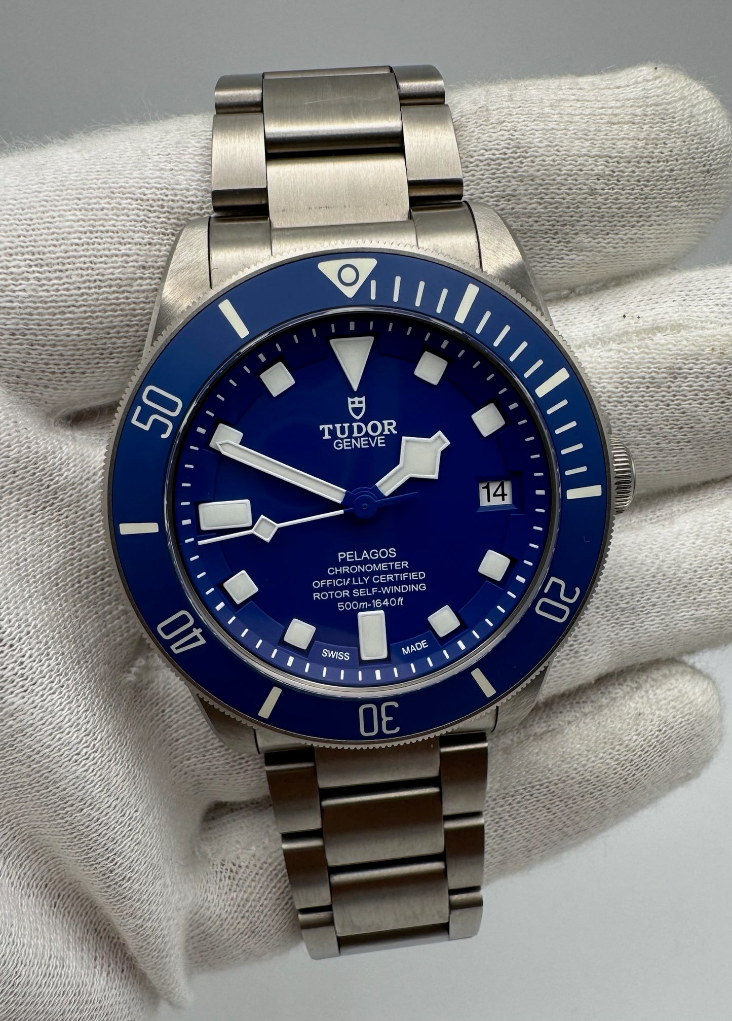 Tudor Pelagos Full Titanium Blue Dial 2022 (Full-Set/Unpolished)