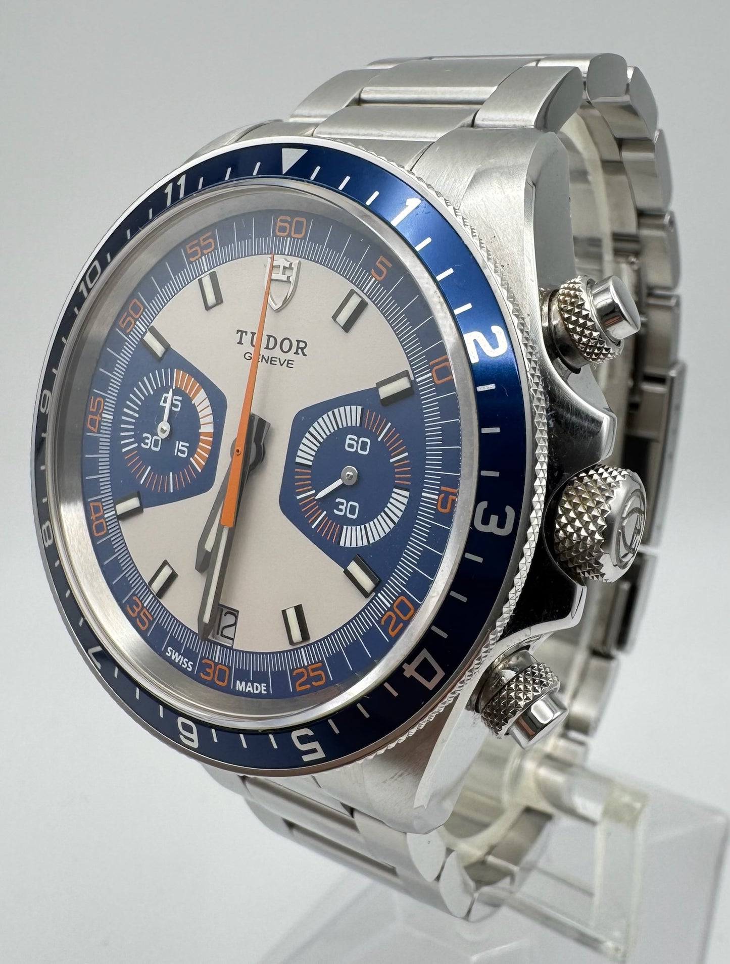 Tudor Heritage Chrono Blue Carlo Blue/Grey 2015 (Full-Set/Mint)