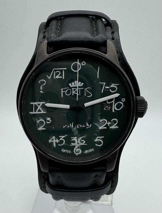 Fortis Grenchen PVD Rolf Sacks Hand Made Green Chalk Dial Ltd Edition 1000pcs (NOS)