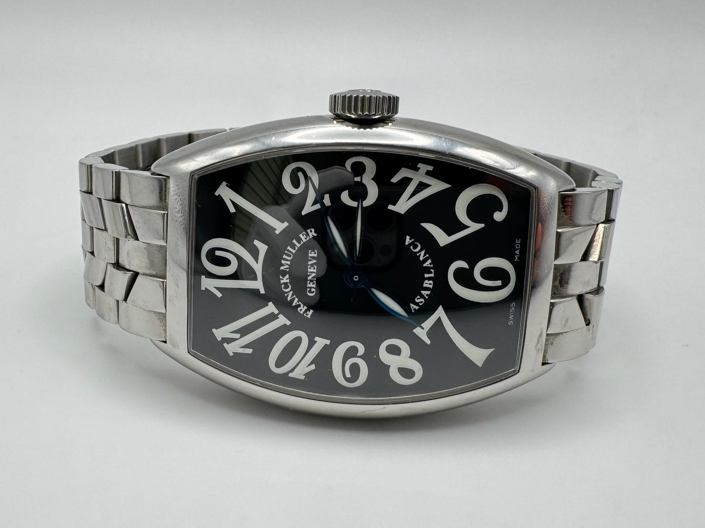 Franck Muller Casablanca Full Steel Black Dial (Unpolished)