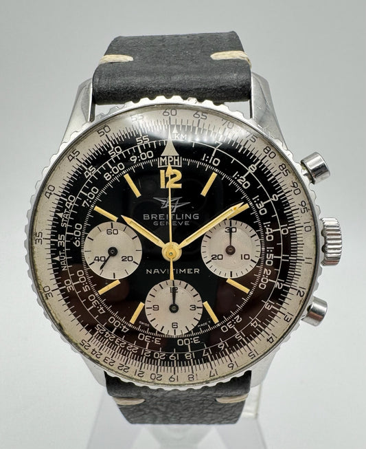 Breitling Navitimer Vintage 806 Steel Twin Jet Stunning Patina (Serviced)