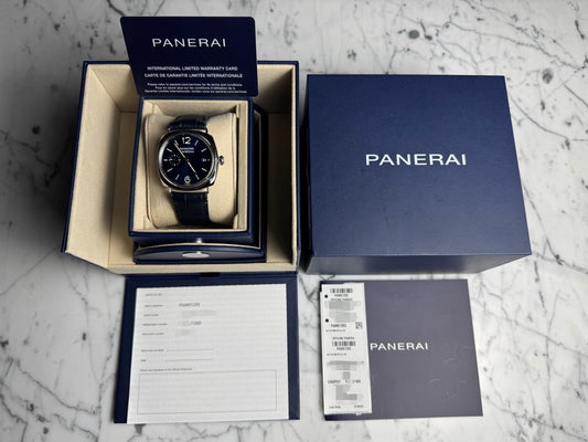 Panerai Radiomir 40 Quaranta Blue Dial 2024 (Full-Set/Warranty/Unworn)