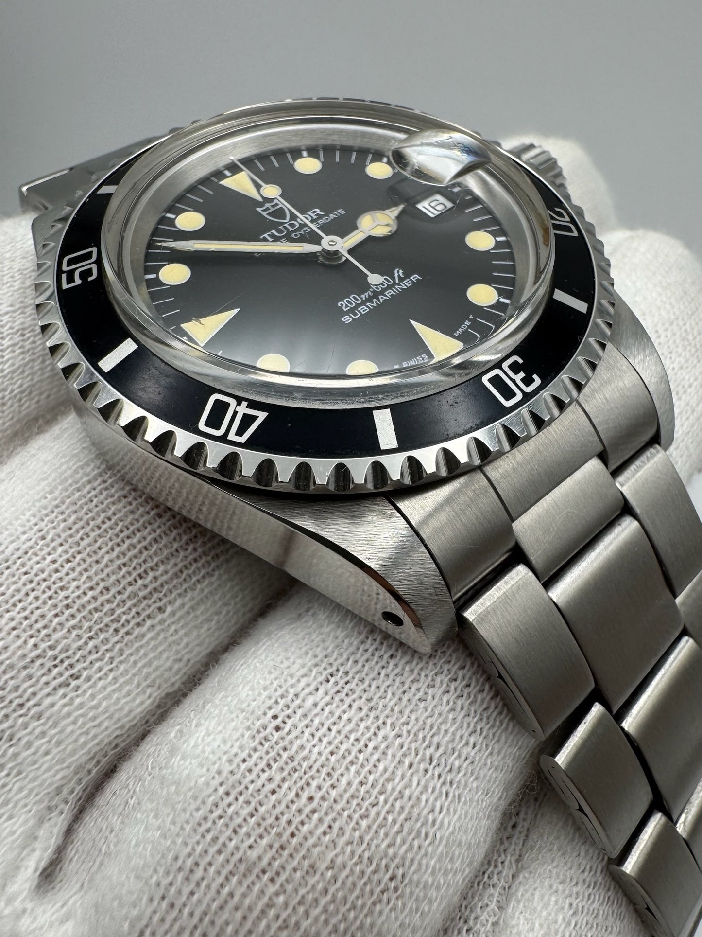 Tudor Submariner Vintage 79090 Yellow Patina 1993 (Full-Set/Unpolished)