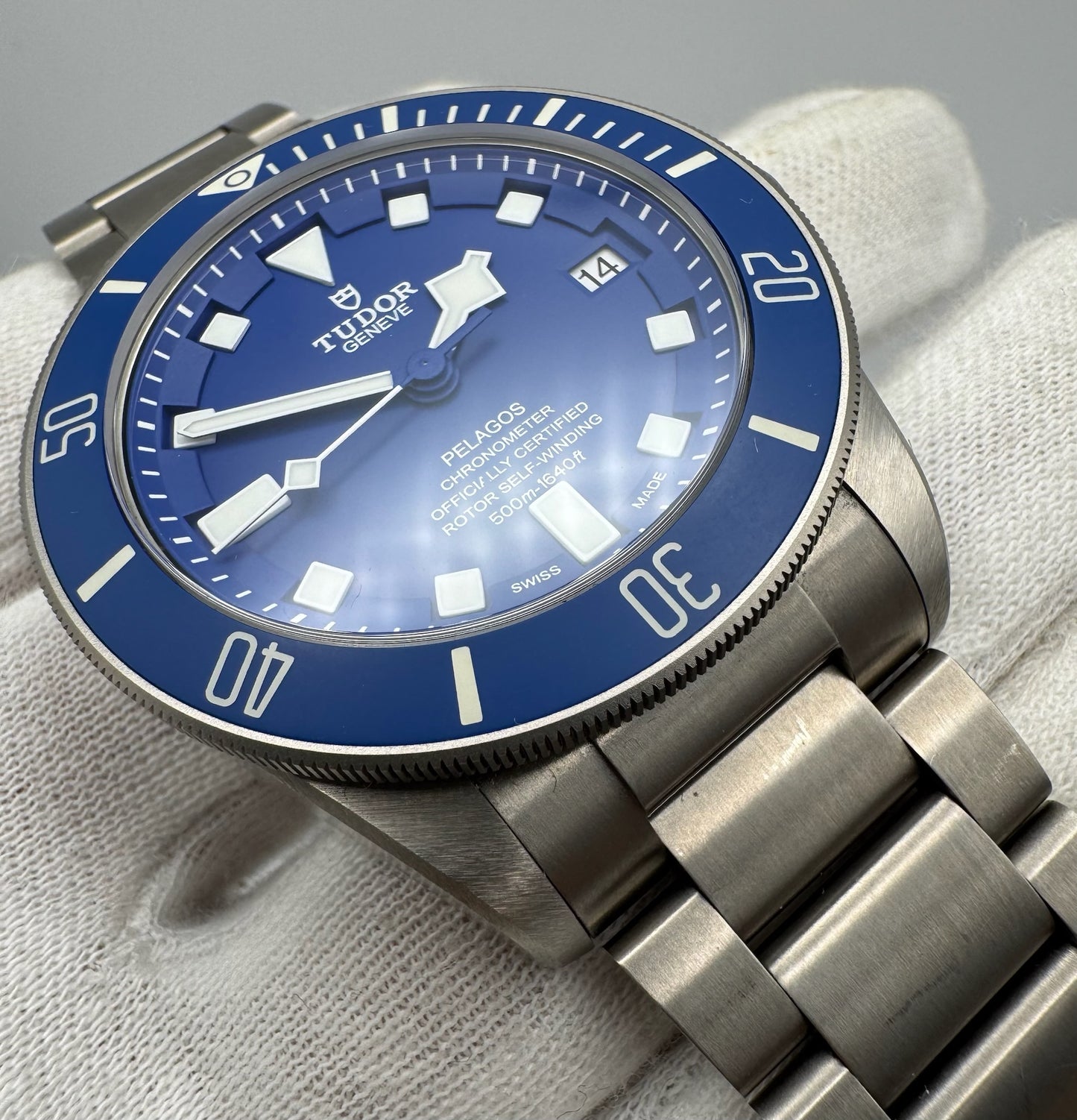 Tudor Pelagos Full Titanium Blue Dial 2022 (Full-Set/Unpolished)