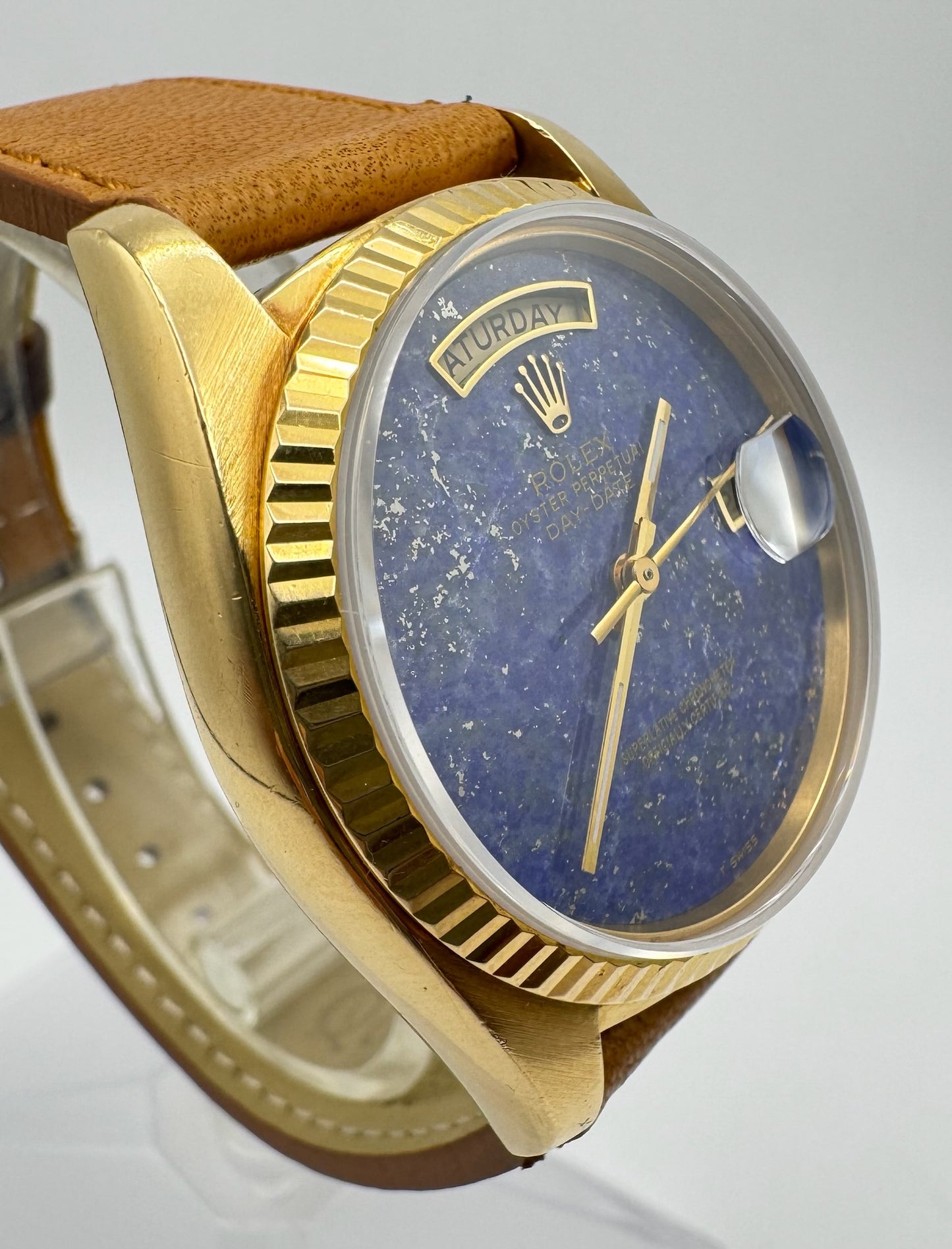 Rolex Day-Date 36 Yellow Gold Lapis Lazuli (Unpolished/Serviced)