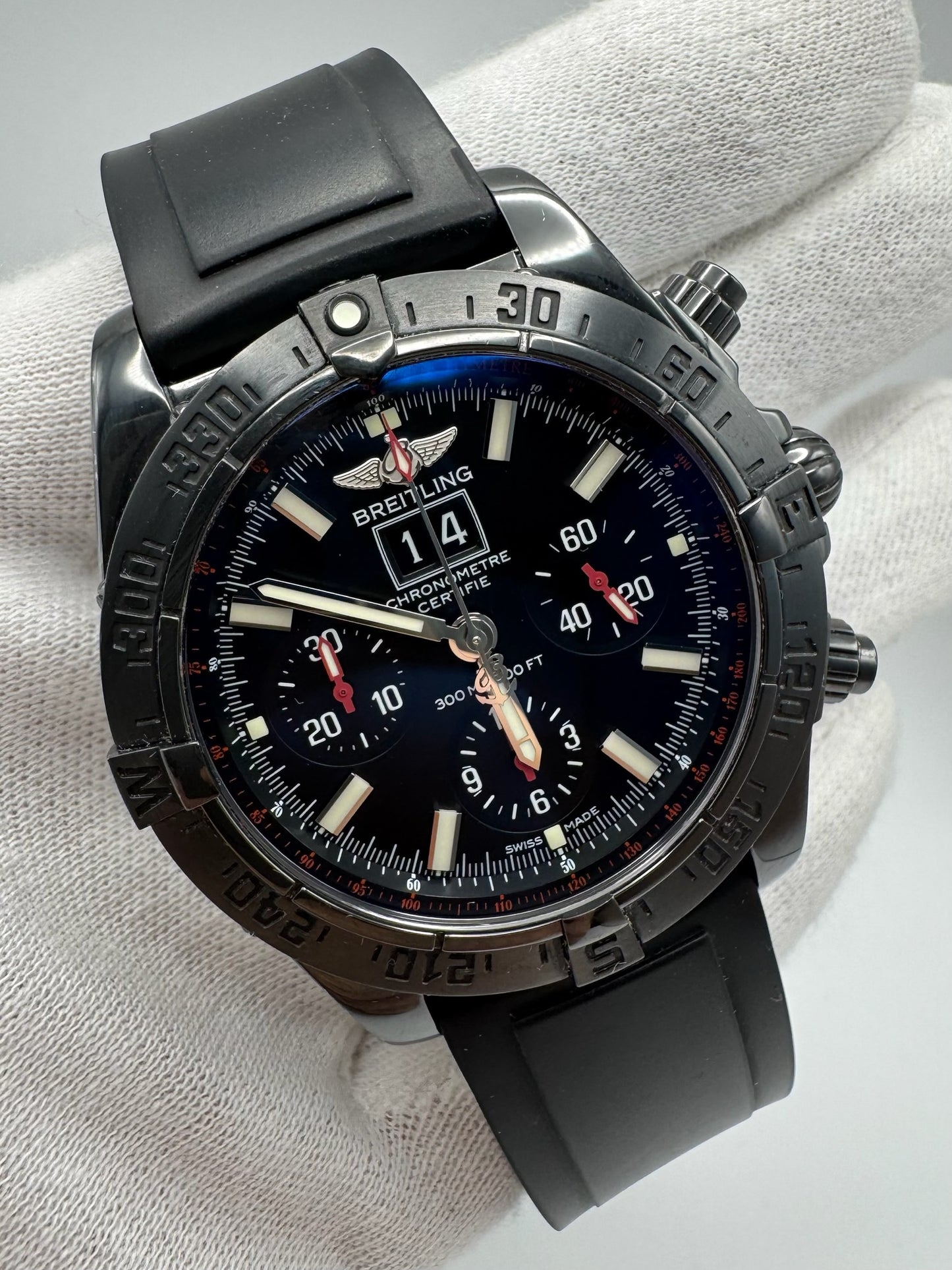 Breitling Blackbird Black Steel Chronograph Ltd Edition